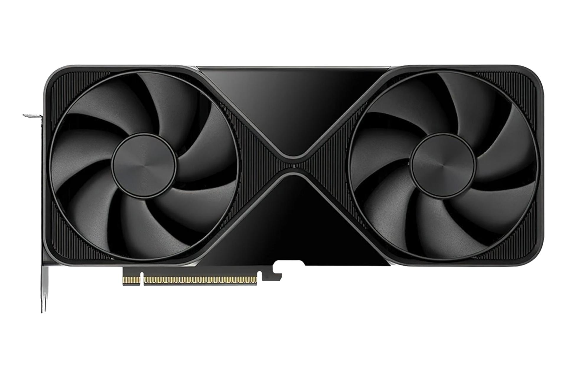 نمای زیر کارت گرافیک انویدیا RTX PRO 6000 Blackwell با نمایش فن‌ها و کانکتور PCIe