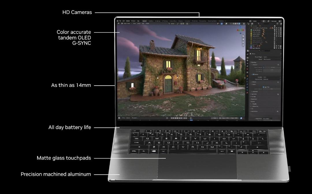 مشخصات لپ‌تاپ‌های RTX Spark