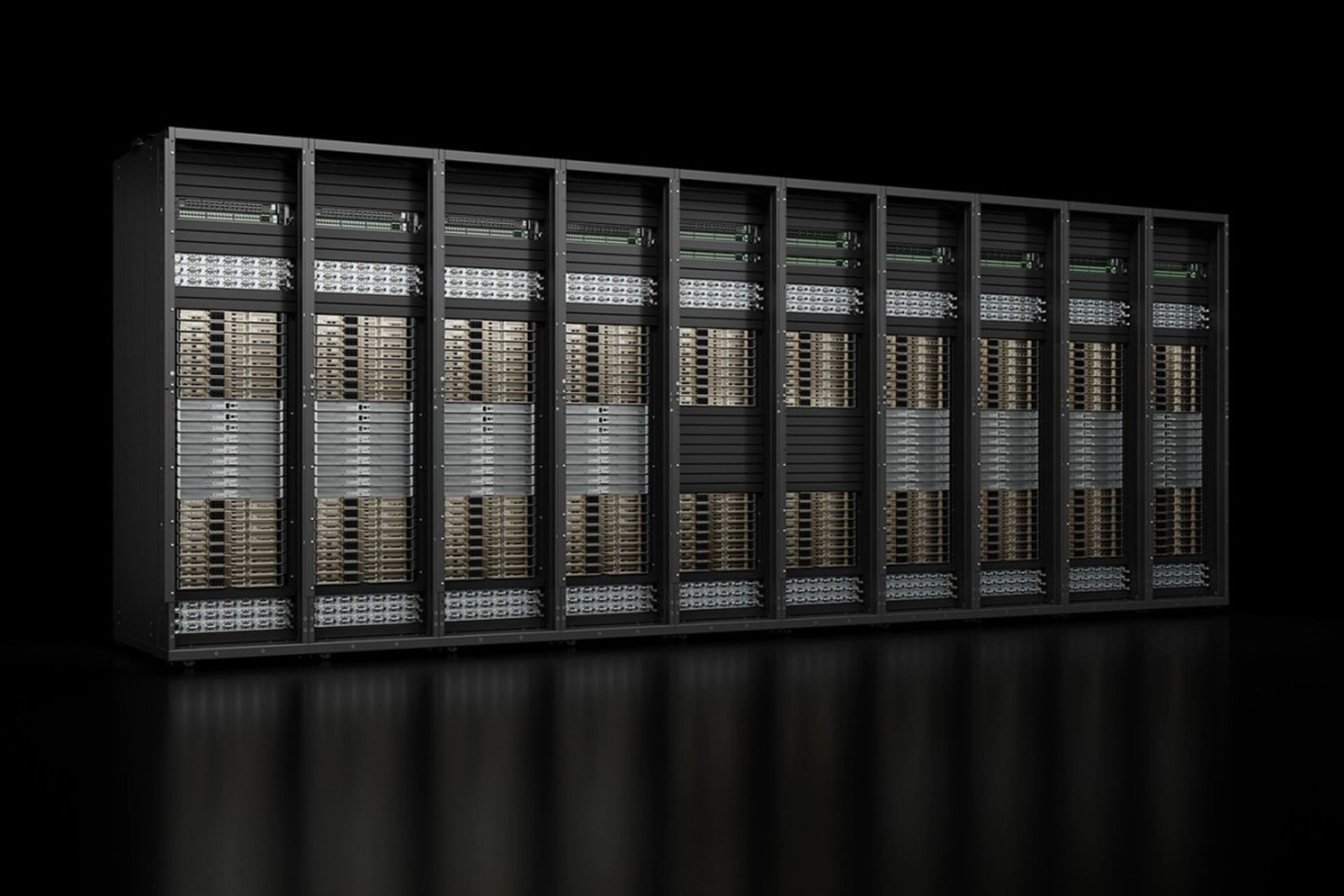 ابرکامپیوتر انویدیا در محیط تاریک