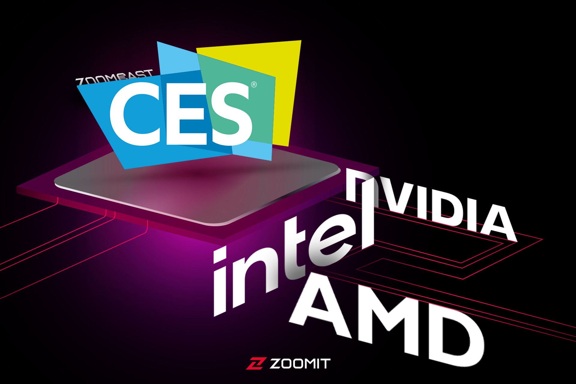 تقابل انویدیا، اینتل و AMD در CES 2023