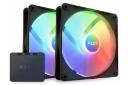فن کیس ان زی ایکس تی F140 RGB Core 2-Pack رنگ مشکی