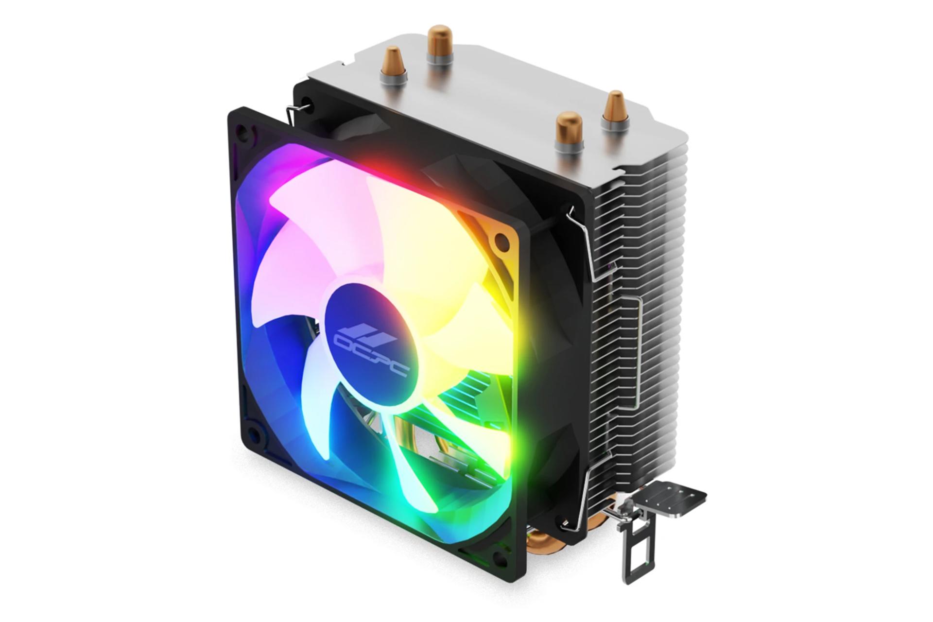 خنک کننده پردازنده او سی پی سی ICE-90 RGB رنگ مشکی