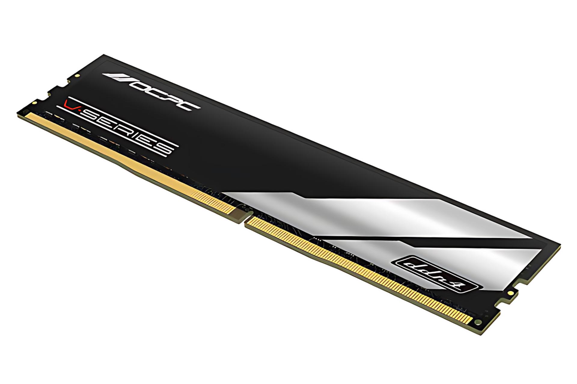 نمای کناری رم او سی پی سی OCPC VS 8GB DDR4-3200 CL16