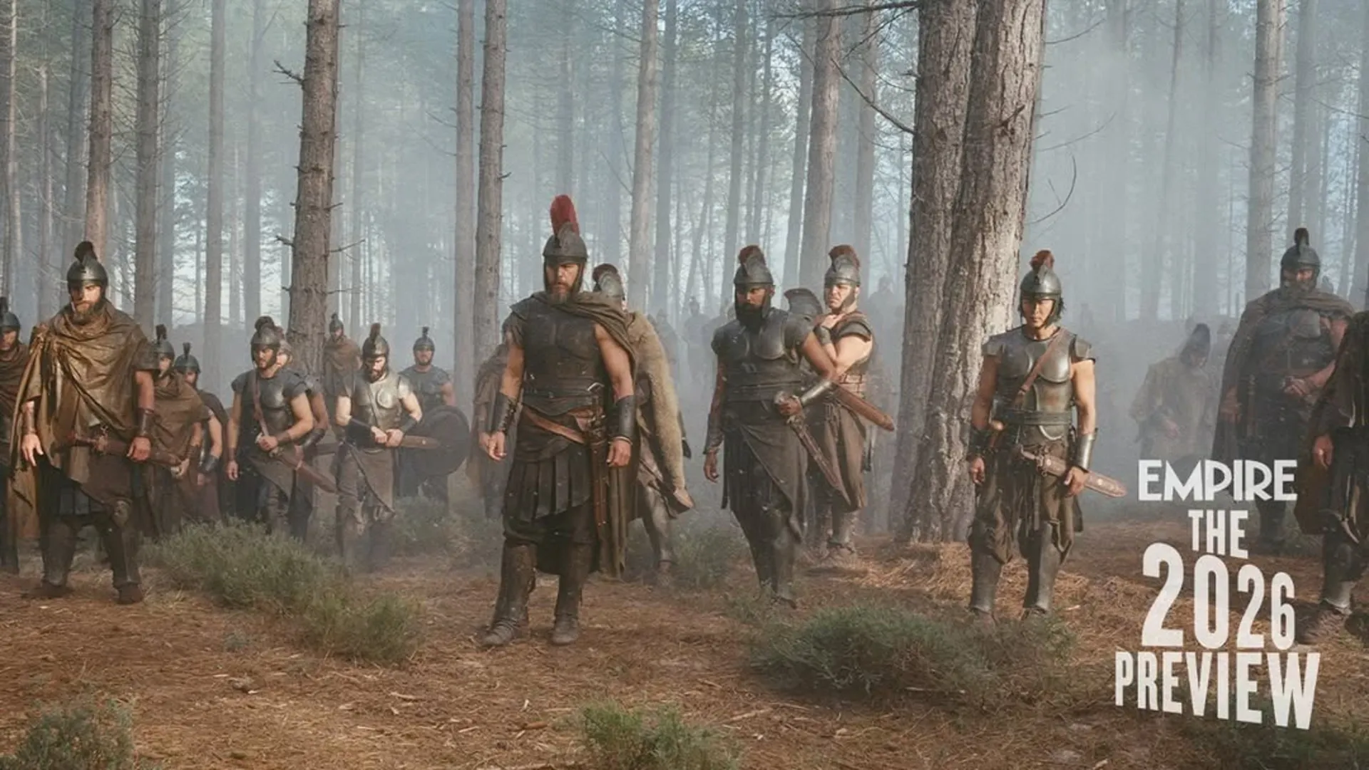 چند سرباز یونان باستان در جنگل