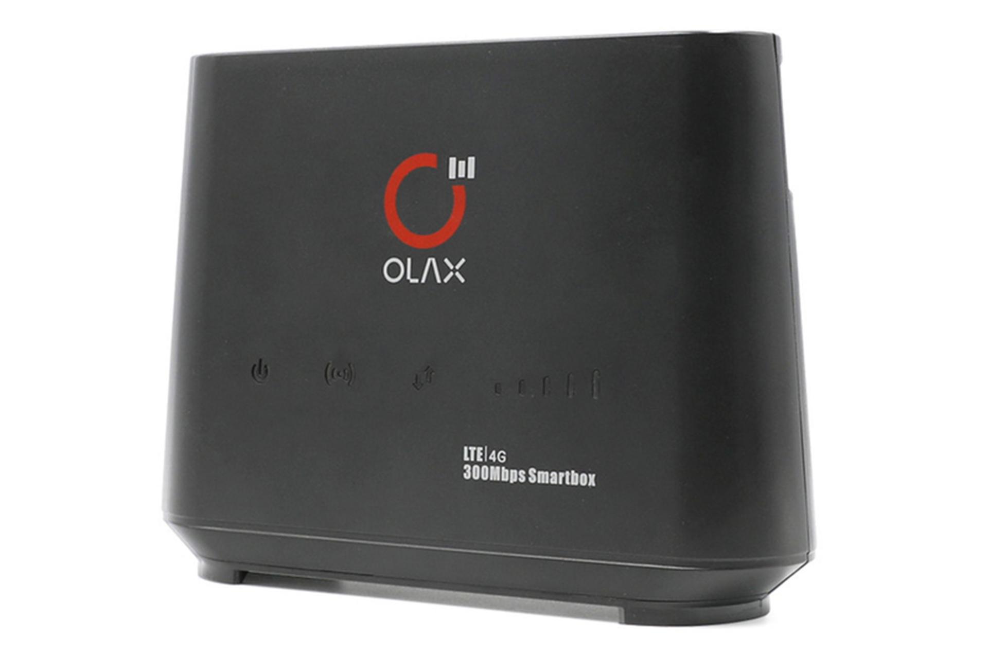 نمای کناری مودم و روتر سیم‌ کارتی اولاکس Olax AX5 PRO