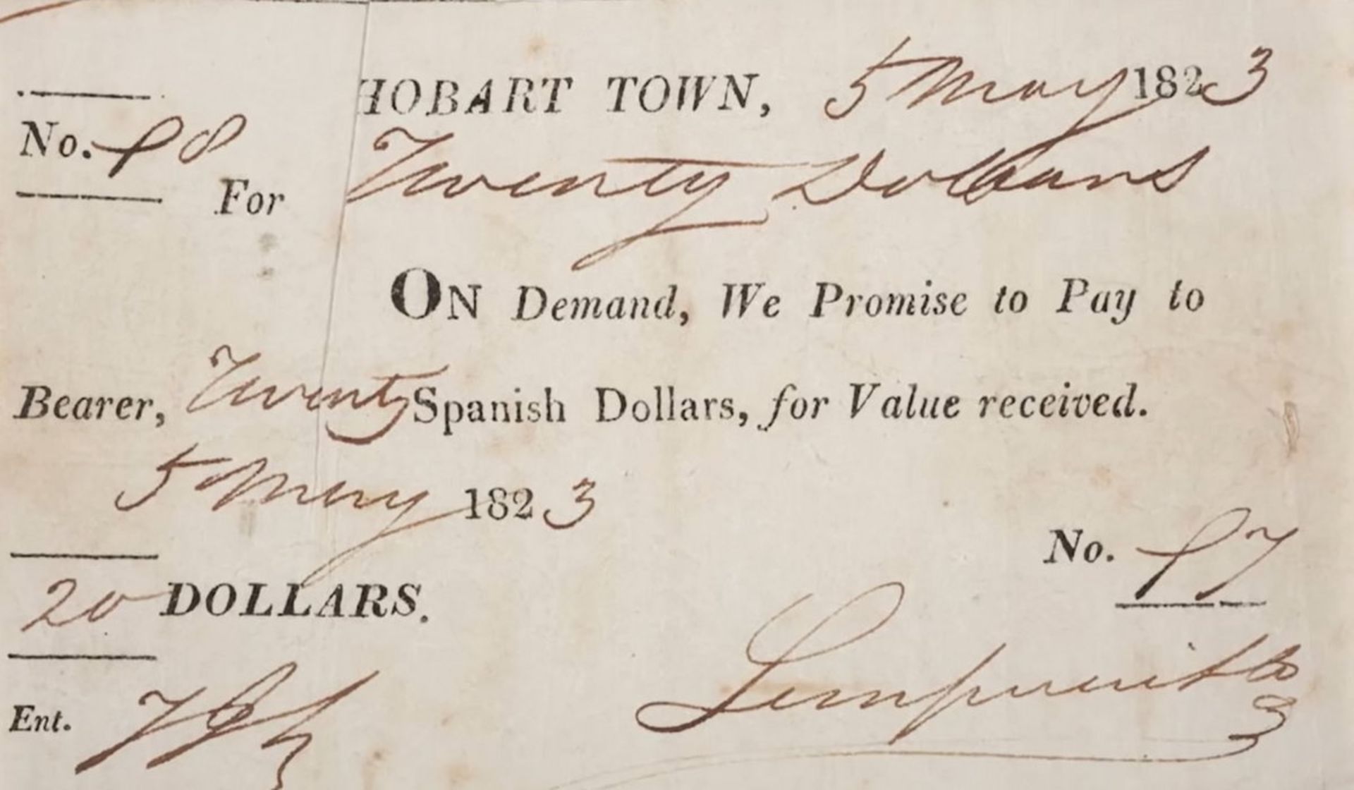 نمونه اولین اسناد بدهی قابل تجارت