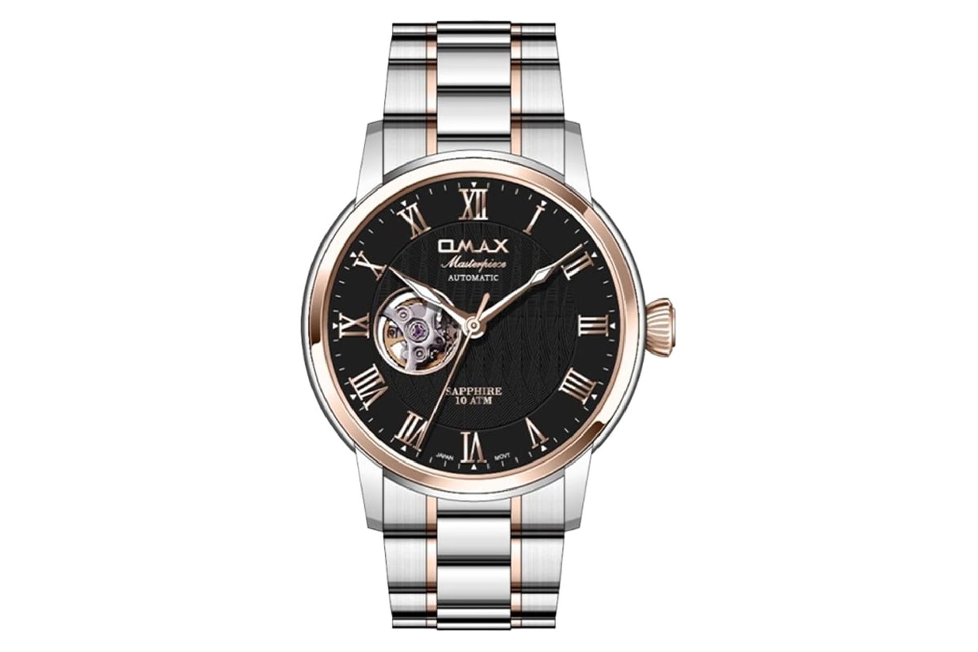 فریم و صفحه ساعت مچی مردانه اوماکس Masterpiece Automatic OAOR009C2CI