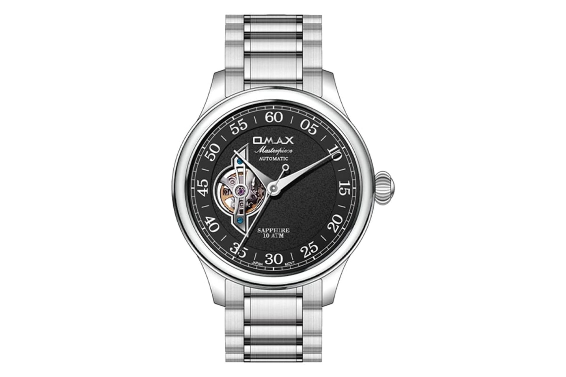 فریم و صفحه ساعت مچی مردانه اوماکس Masterpiece Automatic OAOR017P26A