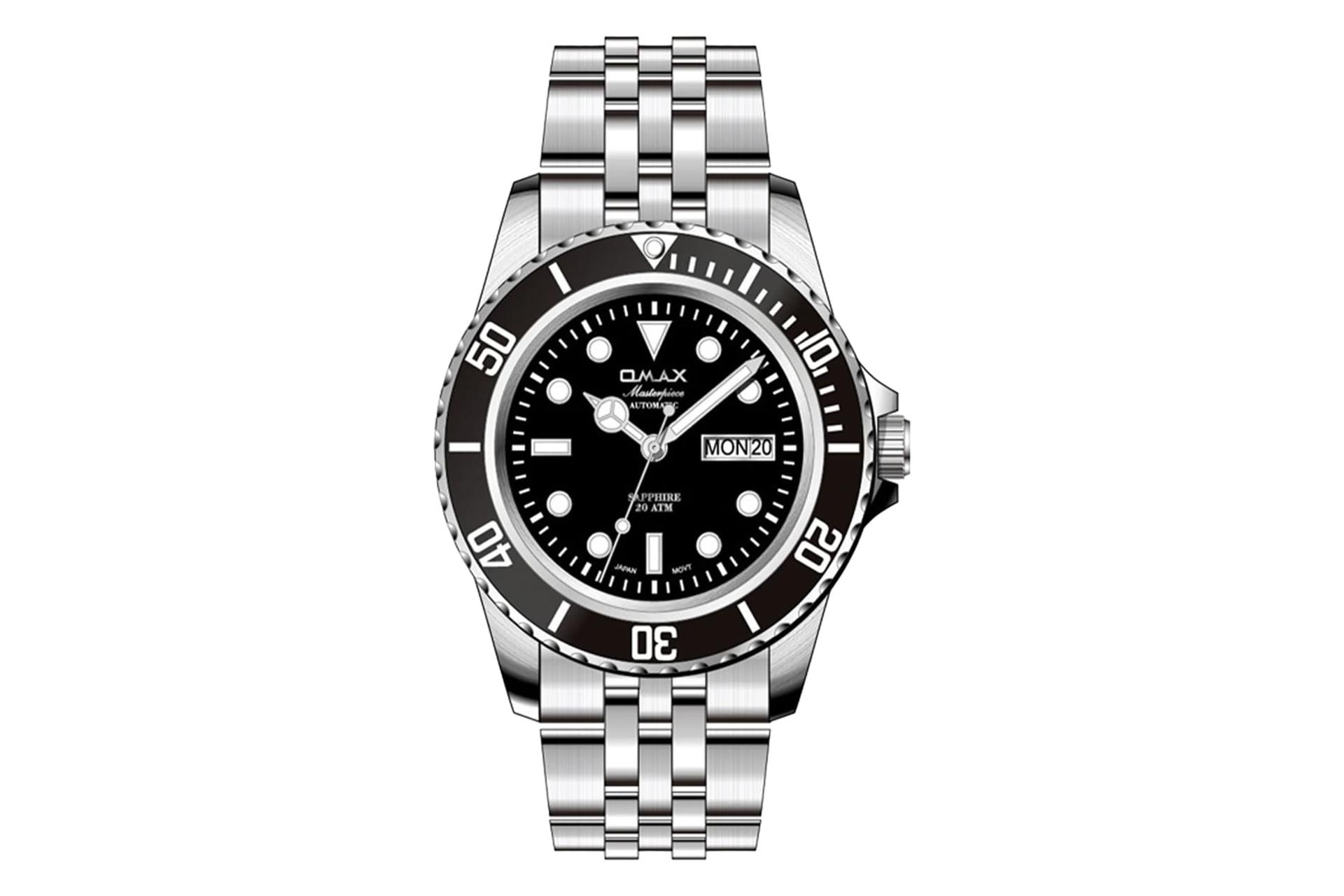 فریم و صفحه ساعت مچی مردانه اوماکس Masterpiece Automatic OSA023P26I