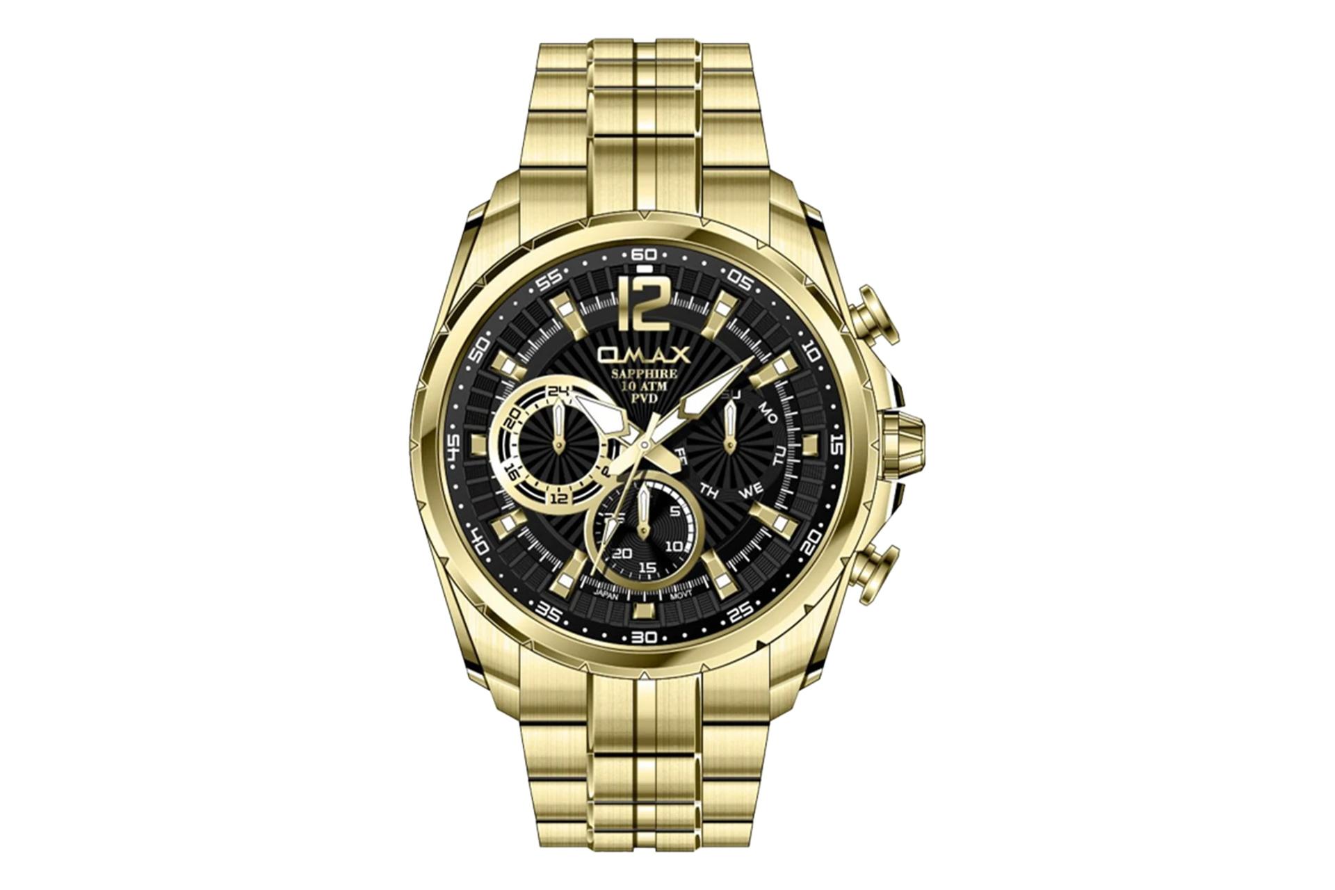 فریم و صفحه ساعت مچی مردانه اوماکس Masterpiece Quartz OAEM001G21I