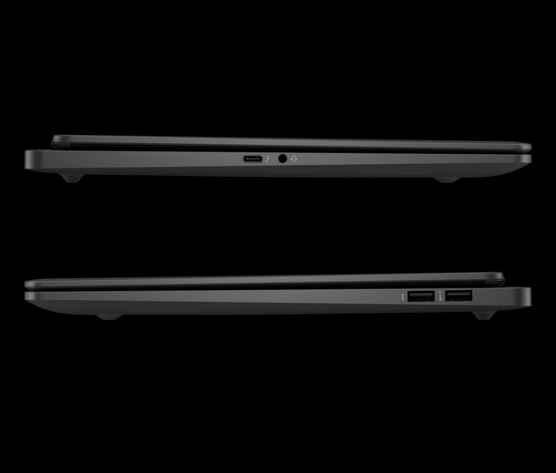 لپ‌تاپ HP Omen Transcend 14 از نمای جانبی