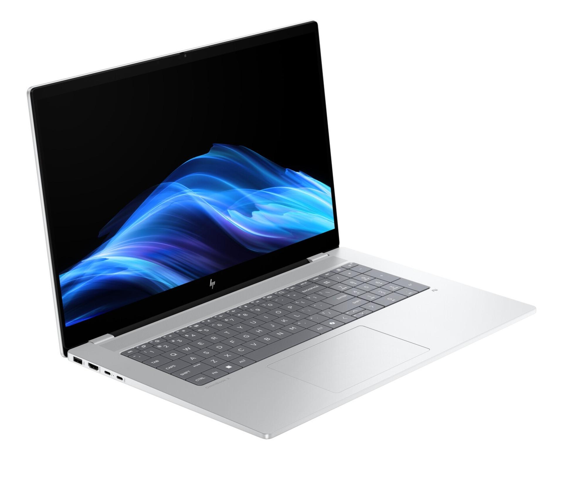 نمای جلو و سمت چپ لپ‌تاپ اچ‌پی Omnibook X17