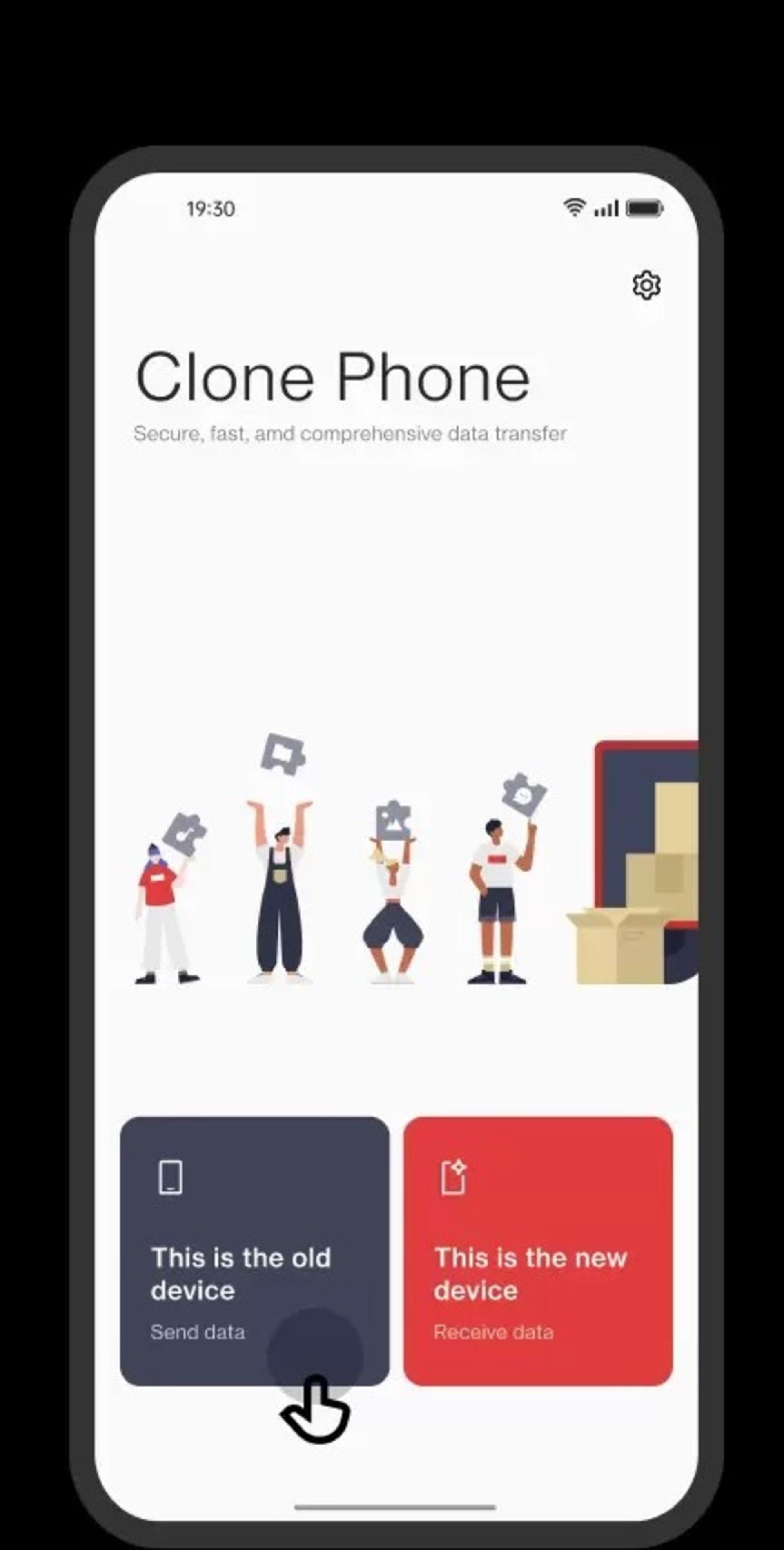 انتقال اطلاعات با Clone Phone One Plus