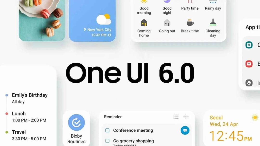 فهرست گوشی‌های دریافت‌کننده رابط کاربری One UI 6