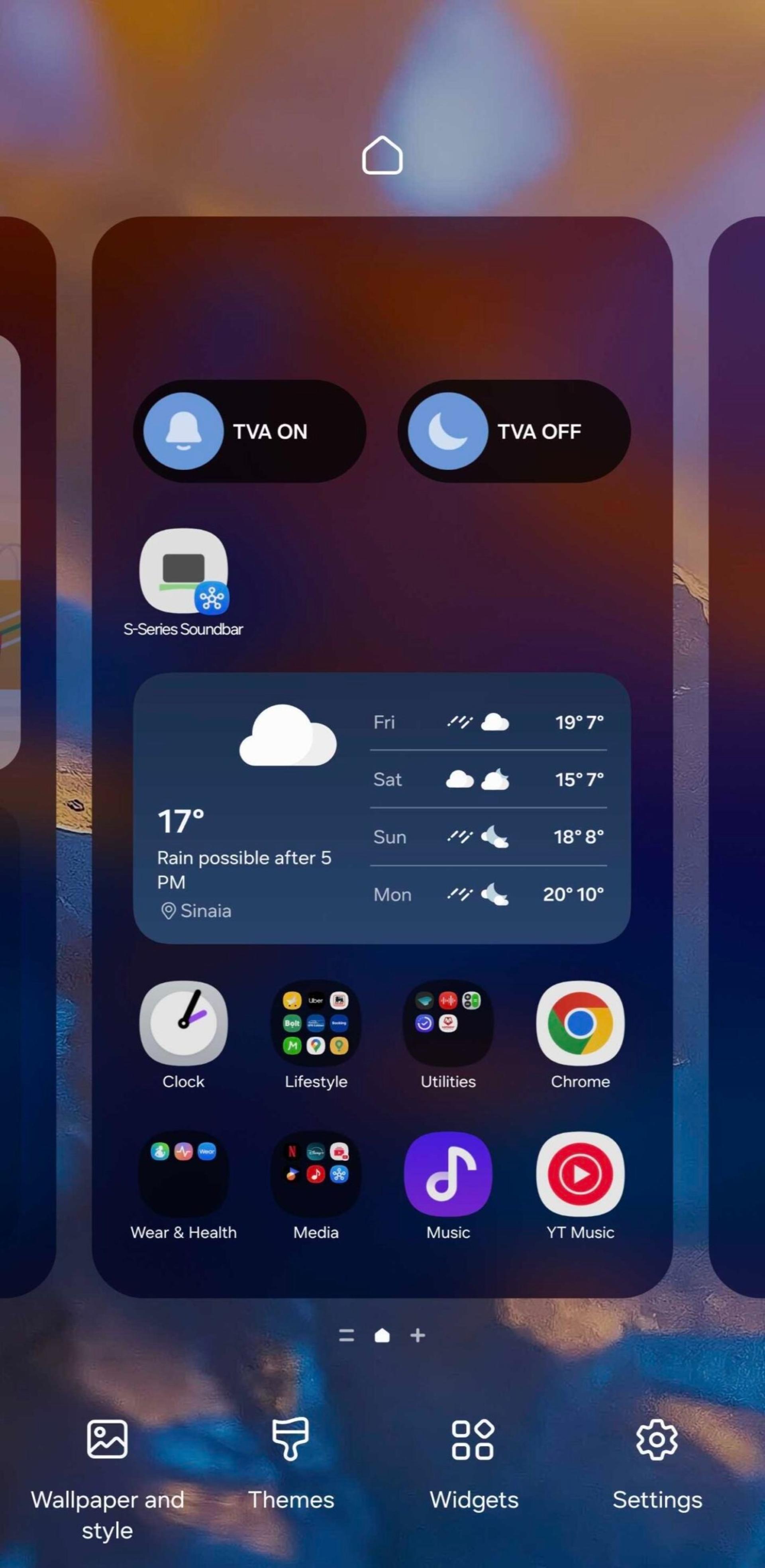 صفحه‌ی اصلی One UI 7 سامسونگ