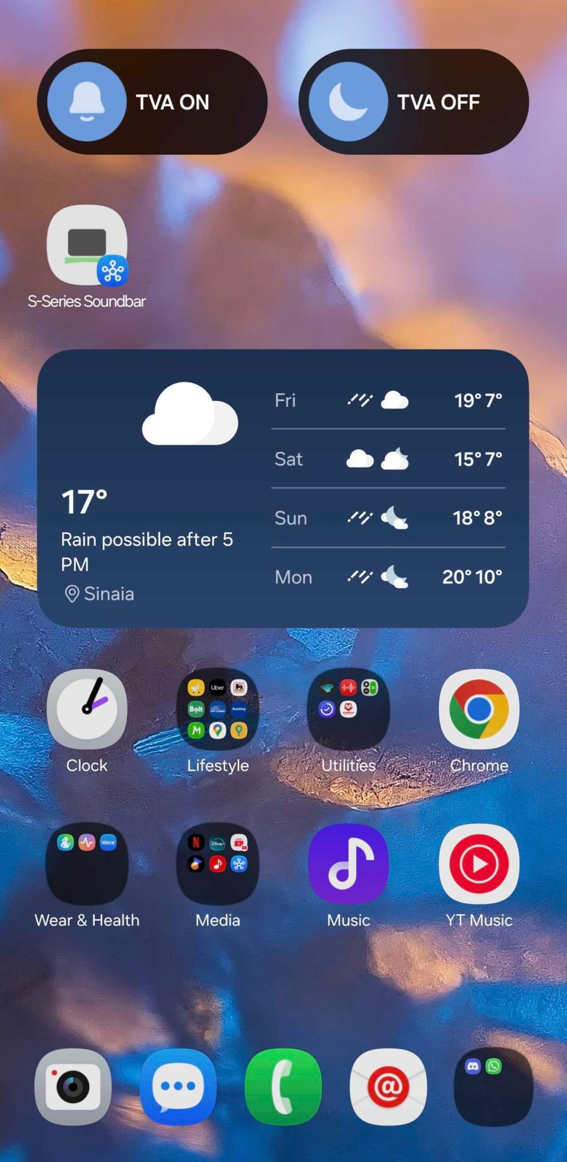 صفحه‌ی اصلی One UI 7 سامسونگ