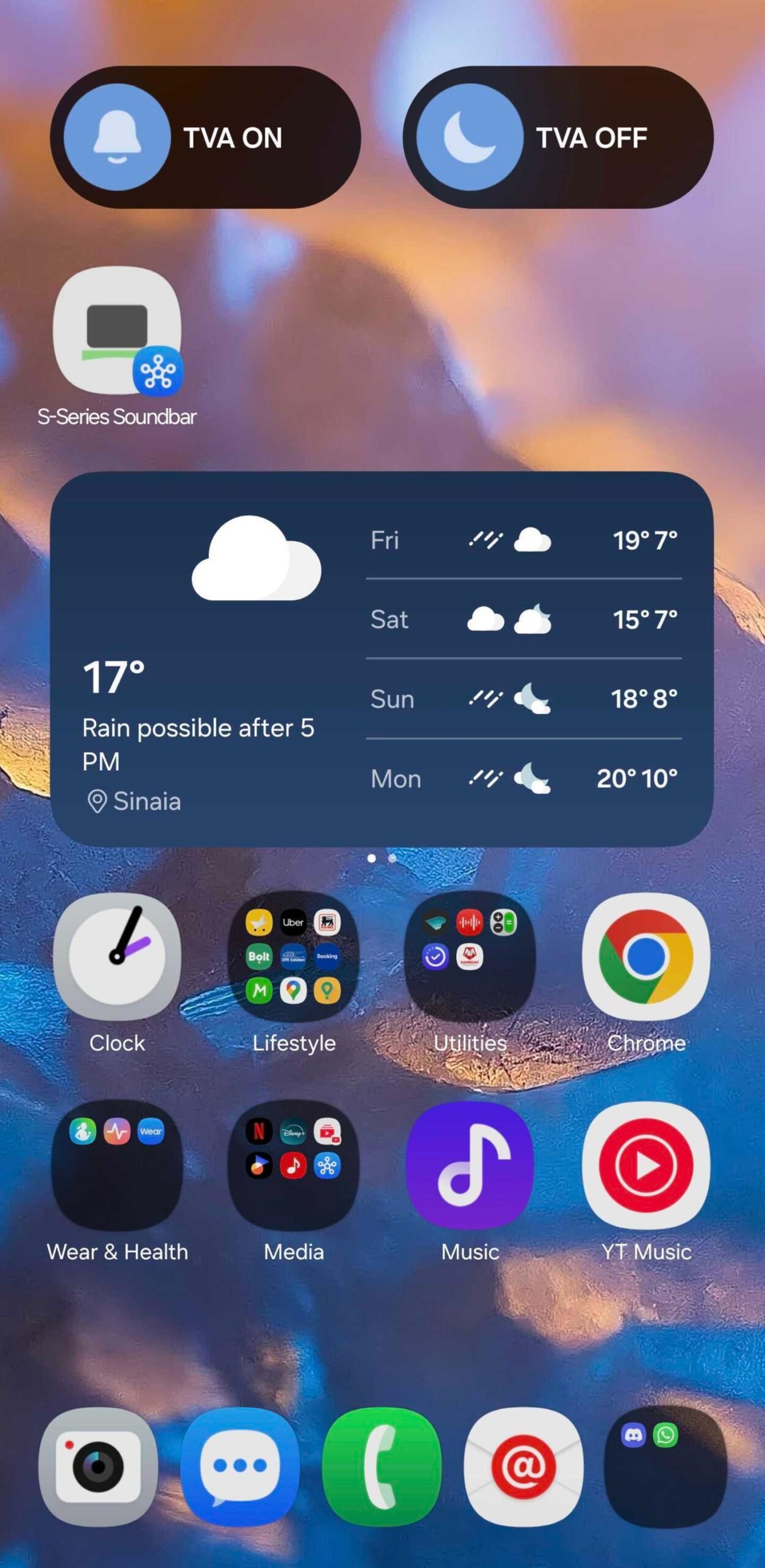 صفحه‌ی اصلی One UI 7 سامسونگ