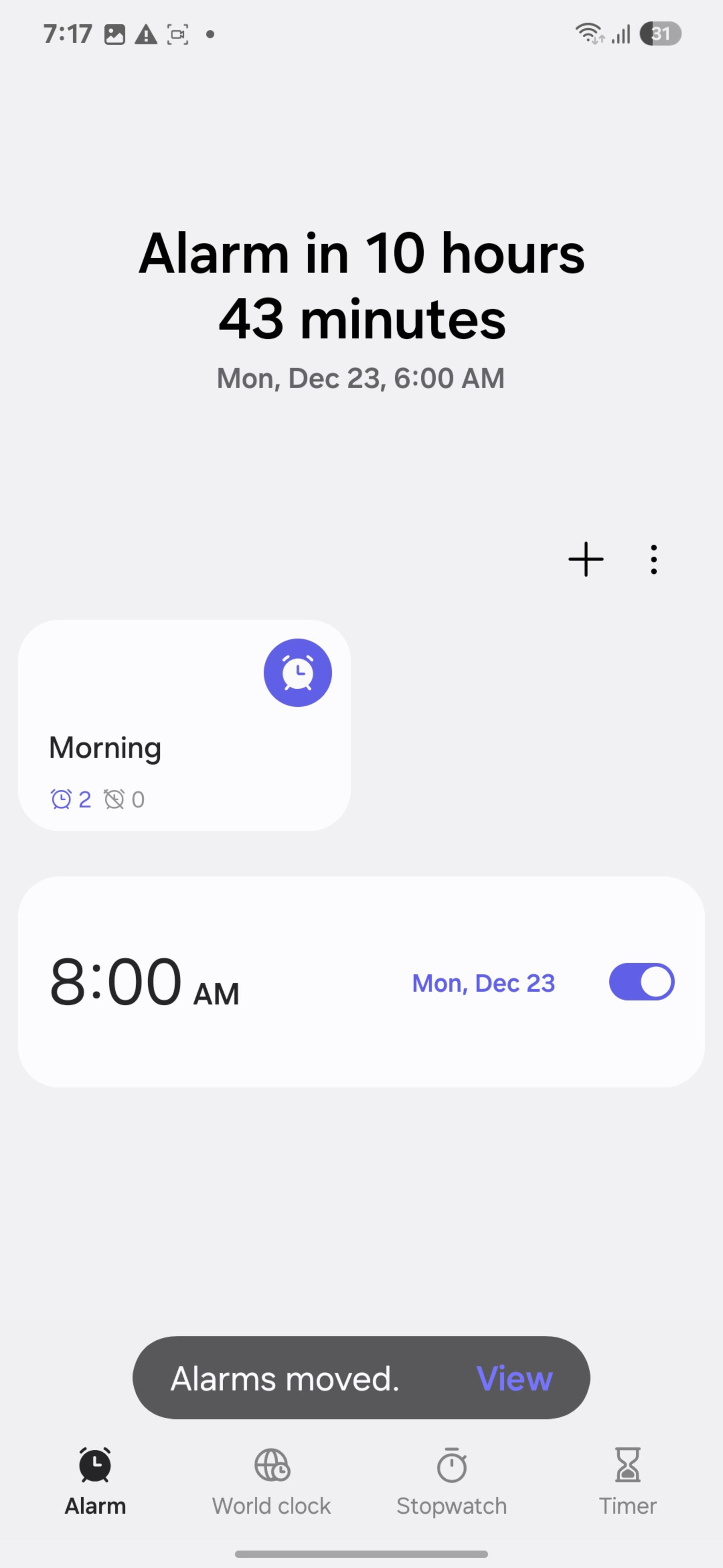 ساعت در One UI 7