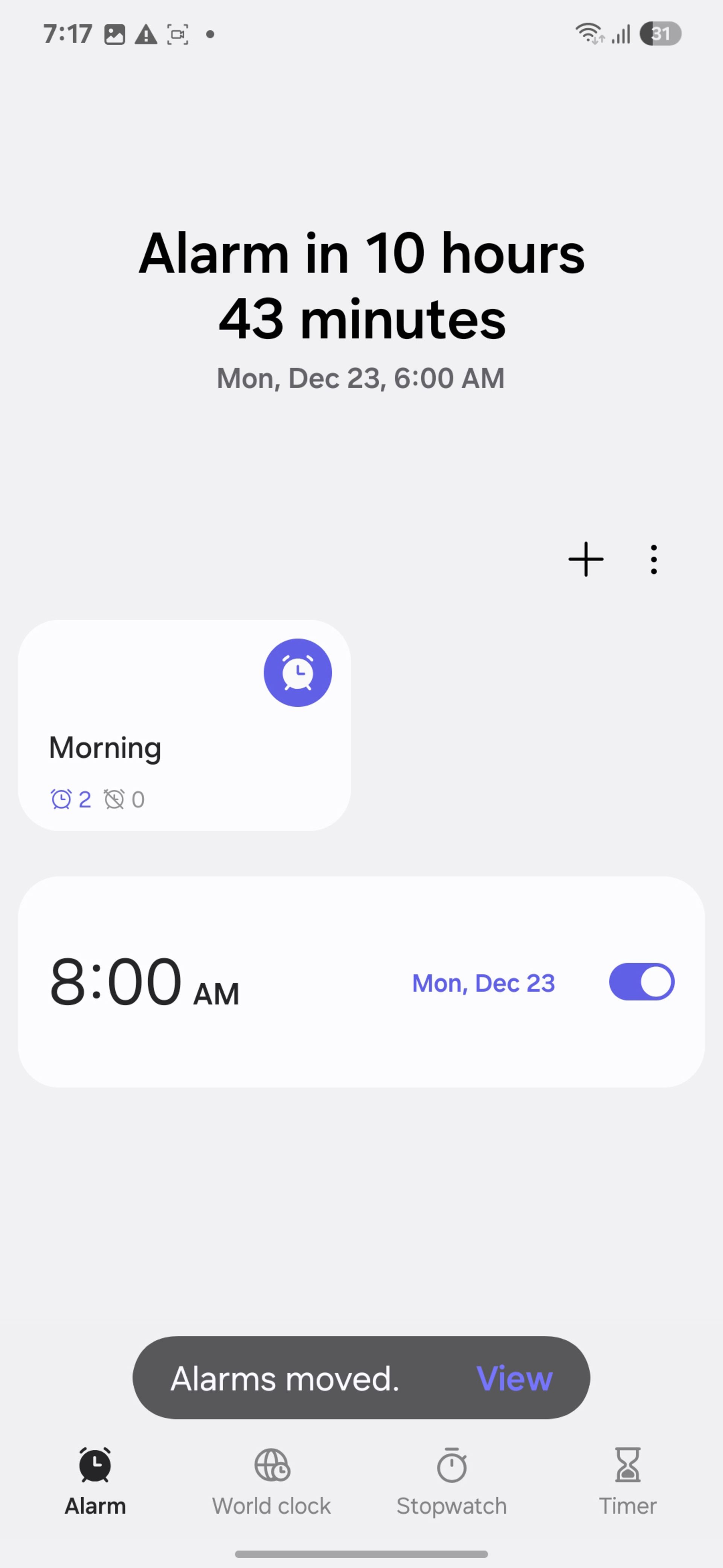 ساعت در One UI 7