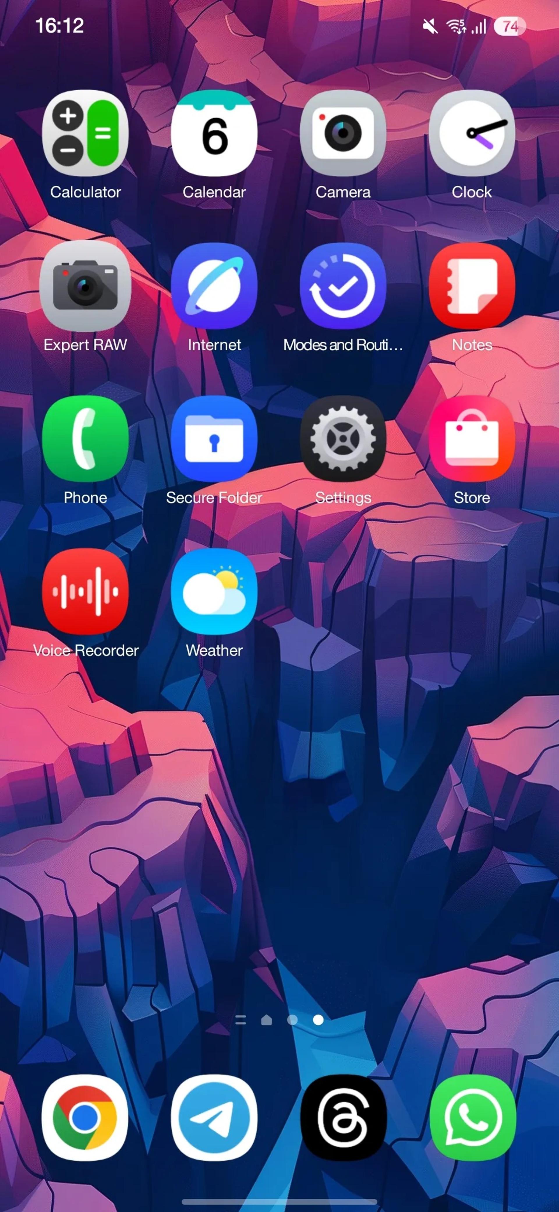 صفحه هوم گوشی سامسونگ one ui 7