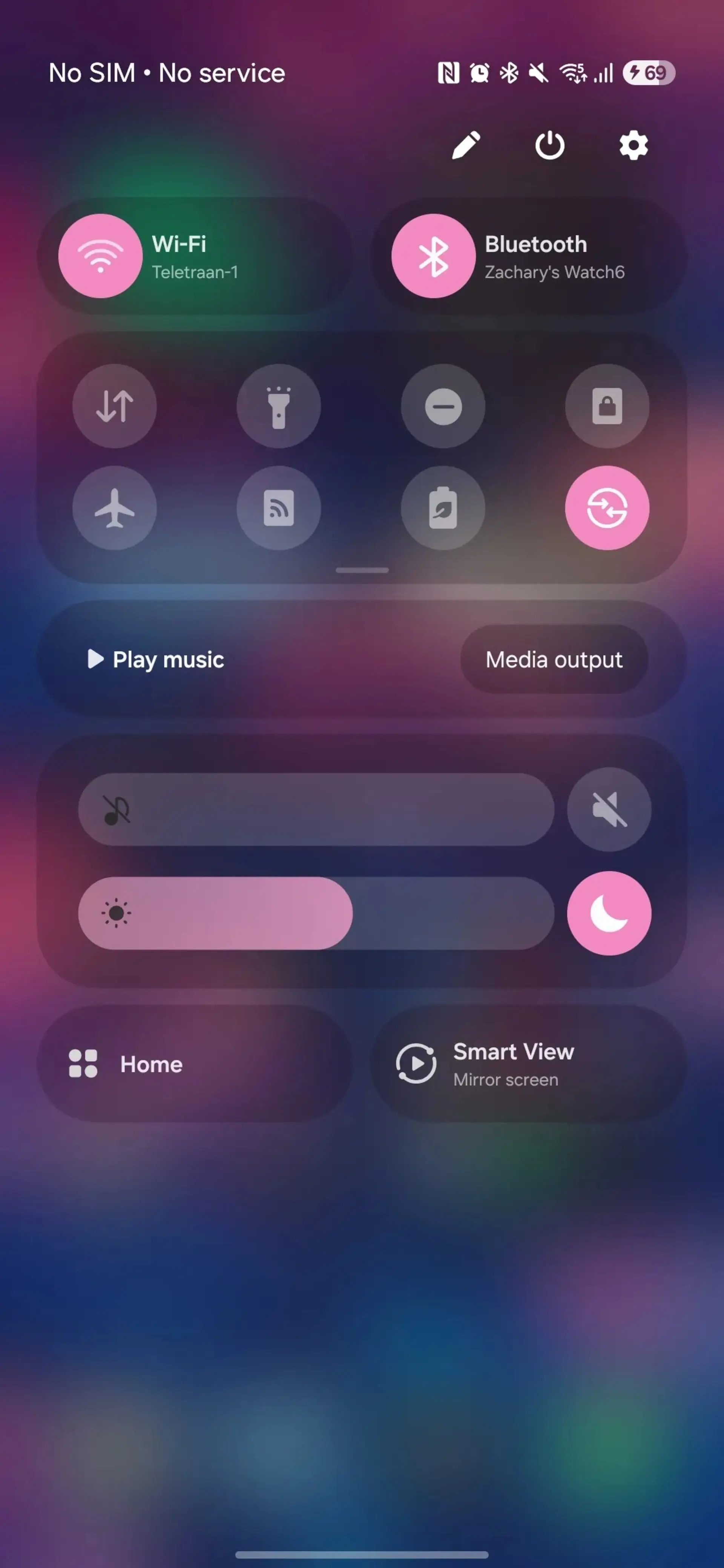 نوتیفیکیشن روی صفحه گوشی سامسونگ one ui 7