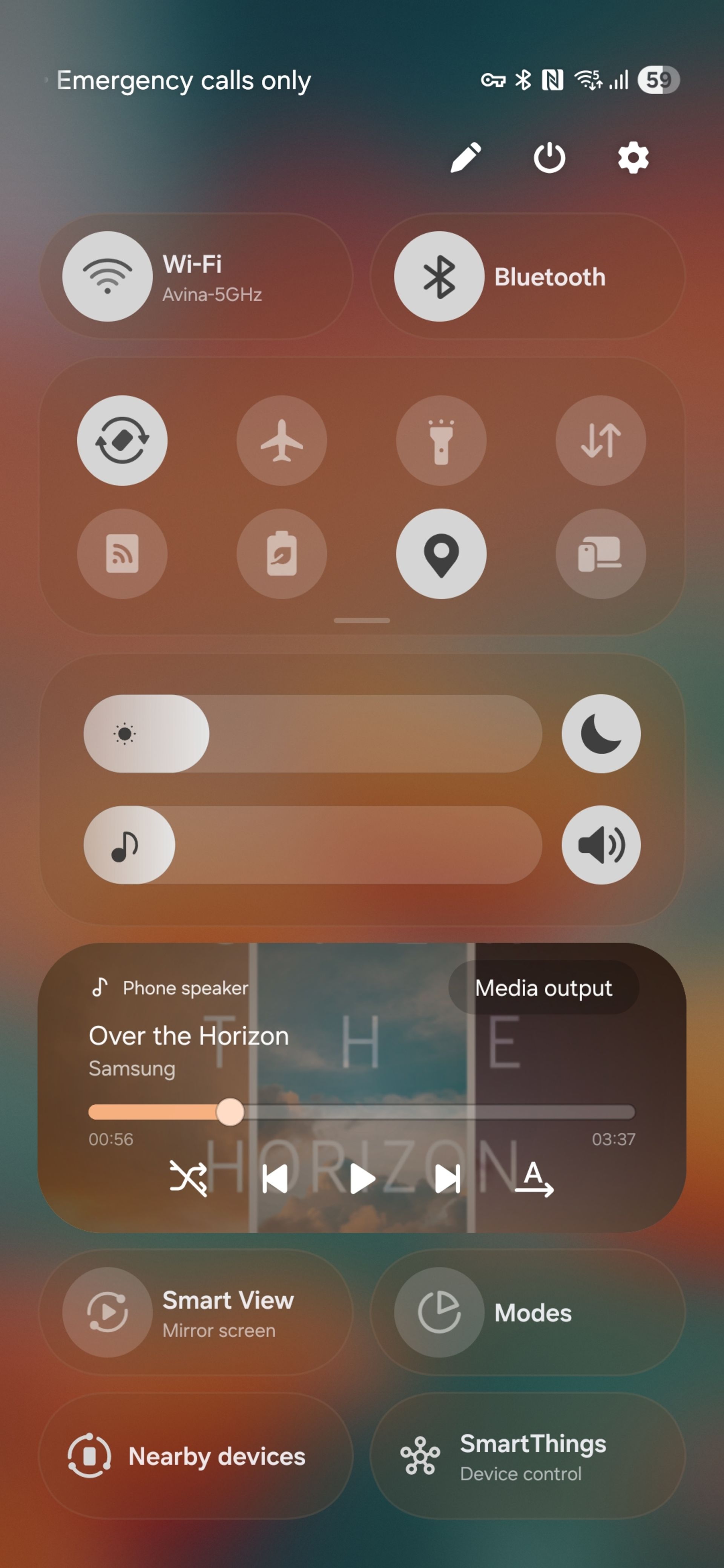 طراحی Quick Panel در رابط کاربری One UI 8