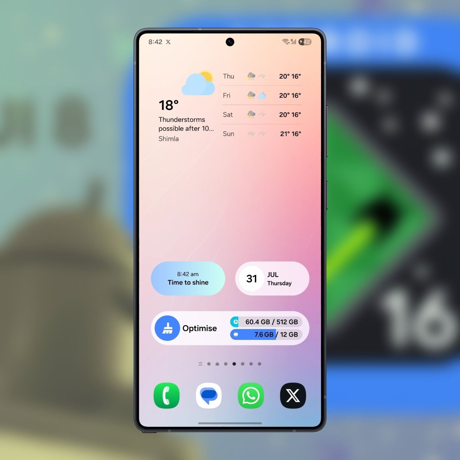 فونت بزرگ‌تر و برجسته‌تر ویجت‌ها در رابط کاربری One UI 8