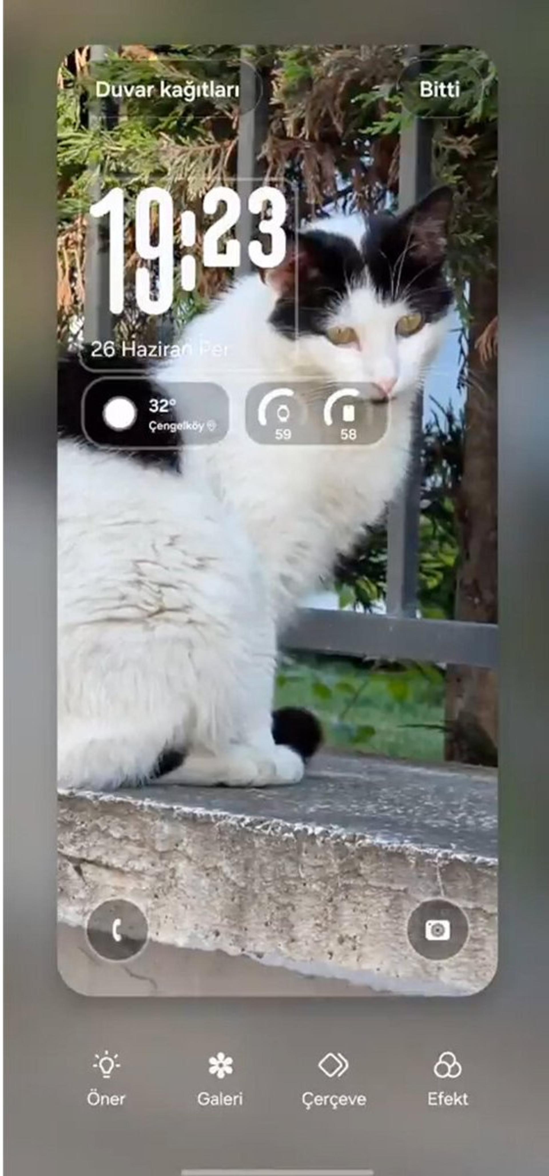 تصویر ساعت صفحه قفل در one ui 8