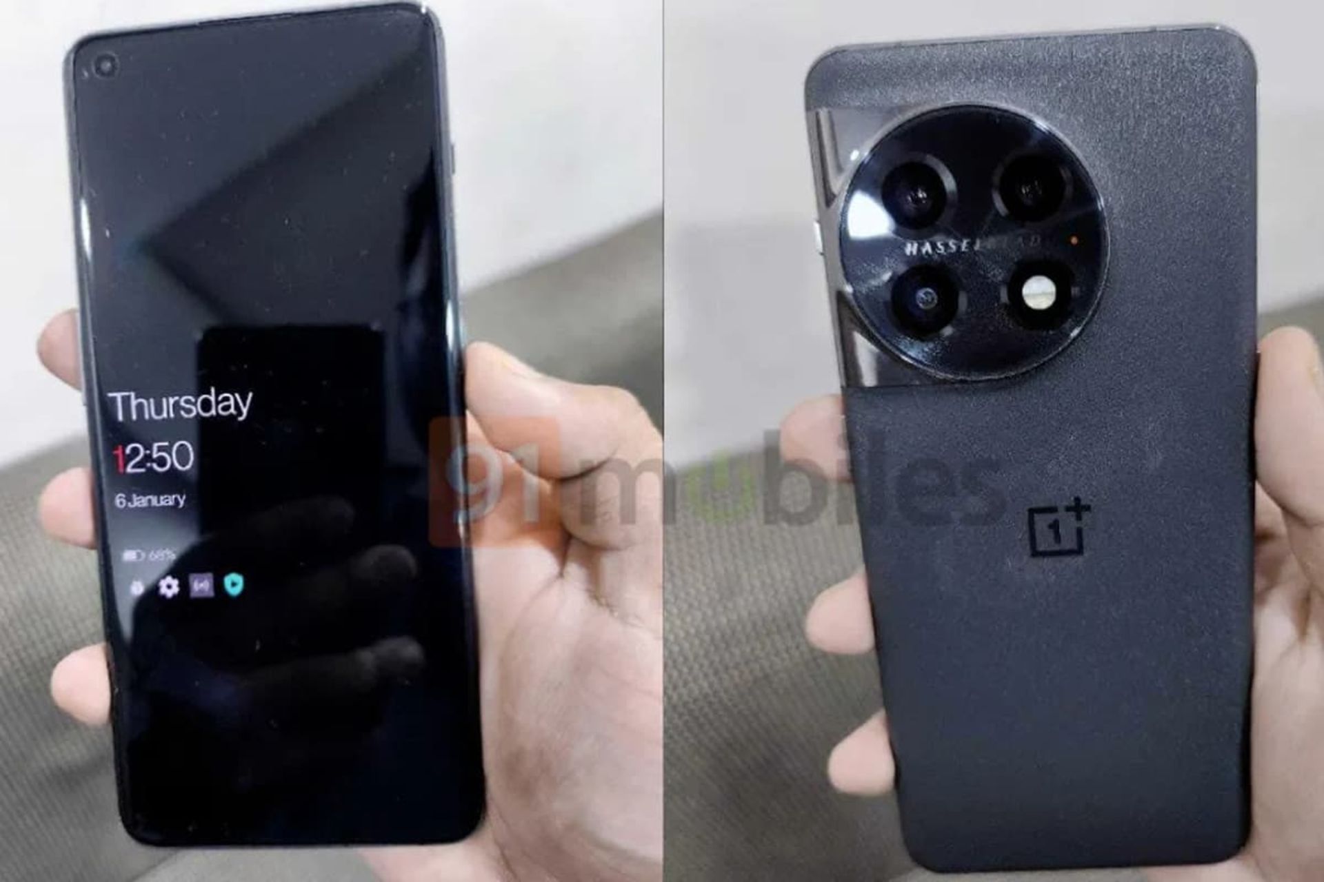 تصاویر واقعی پنل جلو و پشت وان‌پلاس ۱۱