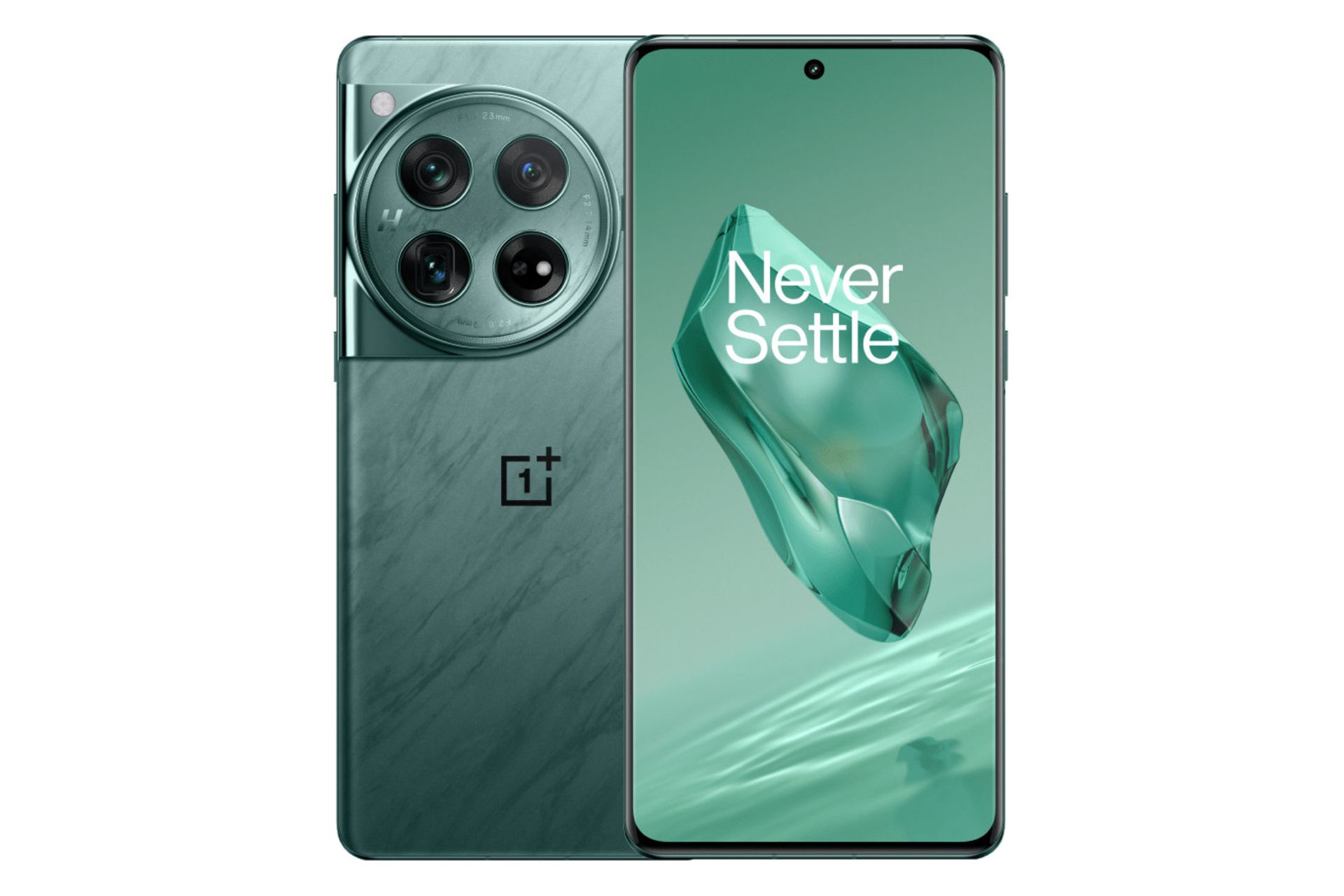 پنل جلو و پشت گوشی موبایل وان پلاس 12 | OnePlus 12 سبز