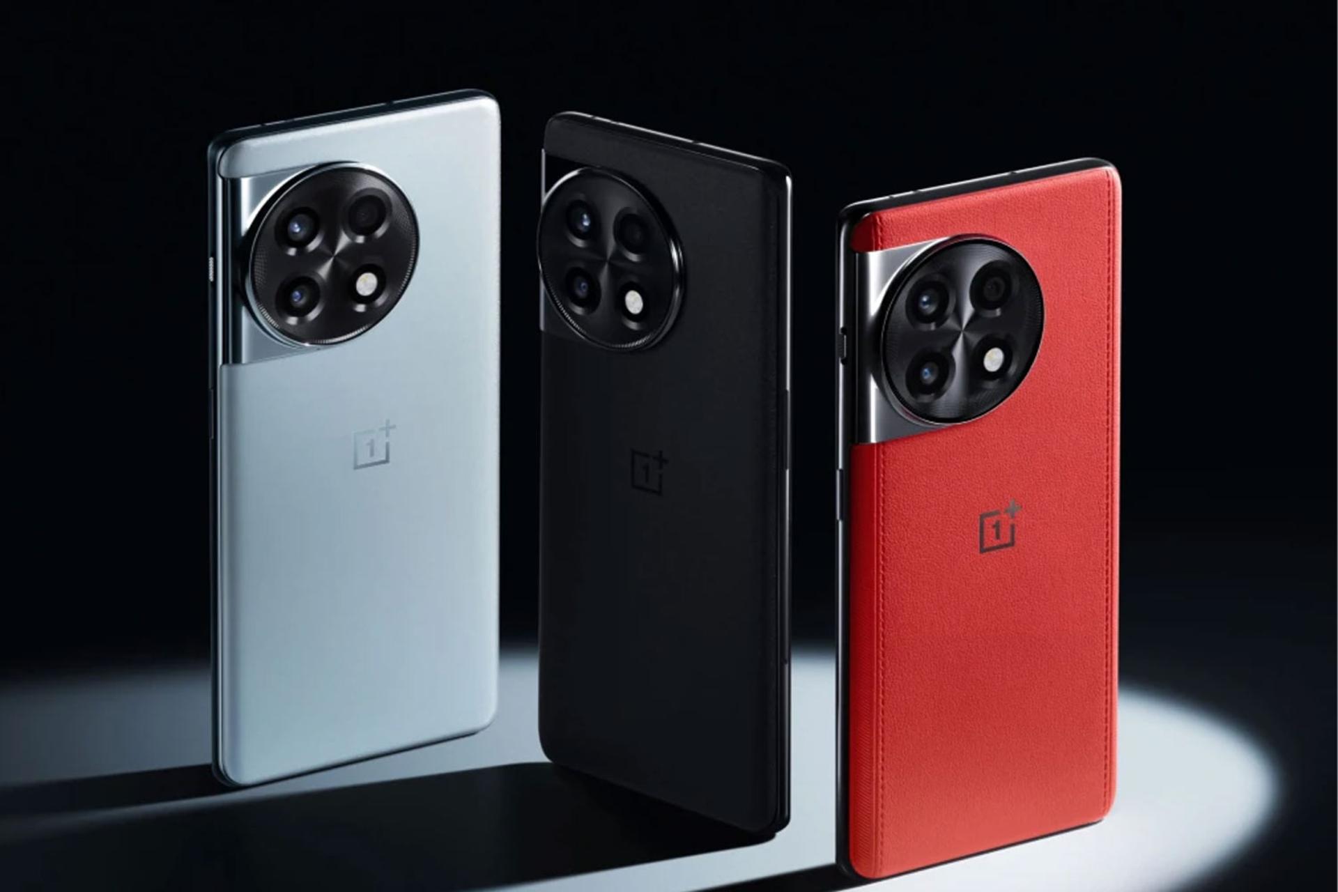 پنل پشتی گوشی وان پلاس 12R در سه رنگ قرمز مشکی و سفید- OnePlus 12R