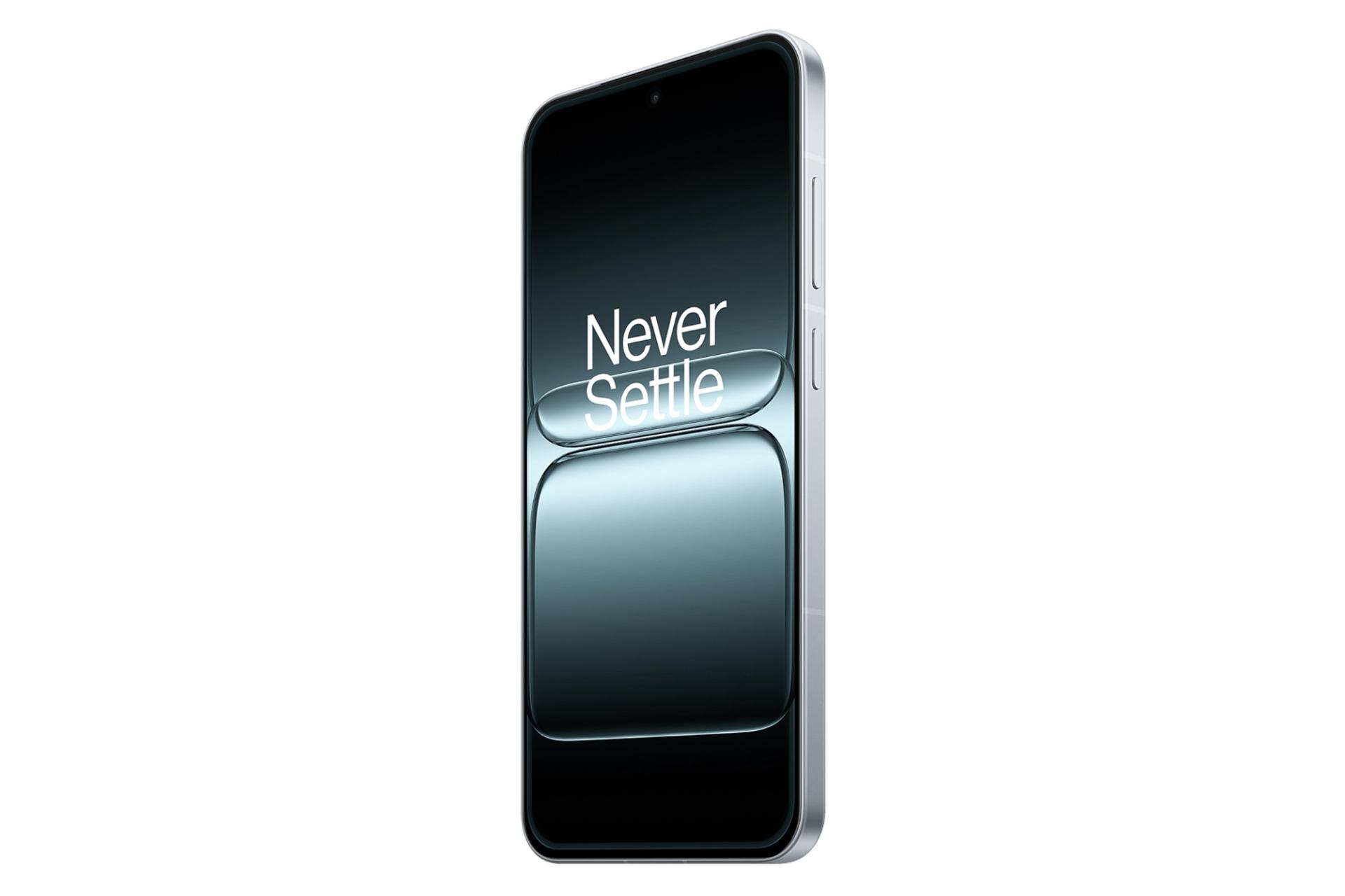 پنل جلو و صفحه نمایش گوشی موبایل وان پلاس OnePlus 13T خاکستری روشن