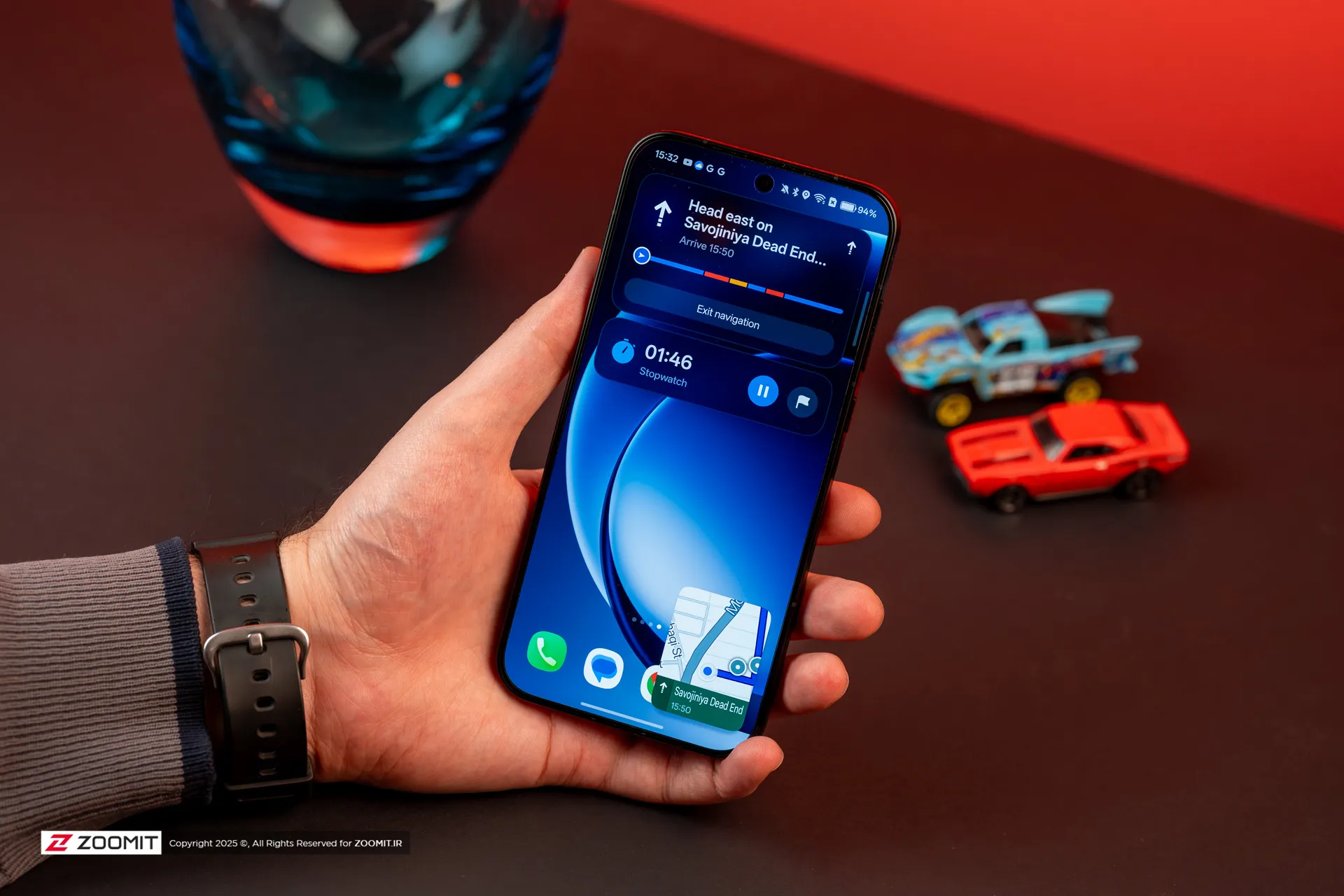 اعلان روی گوشی