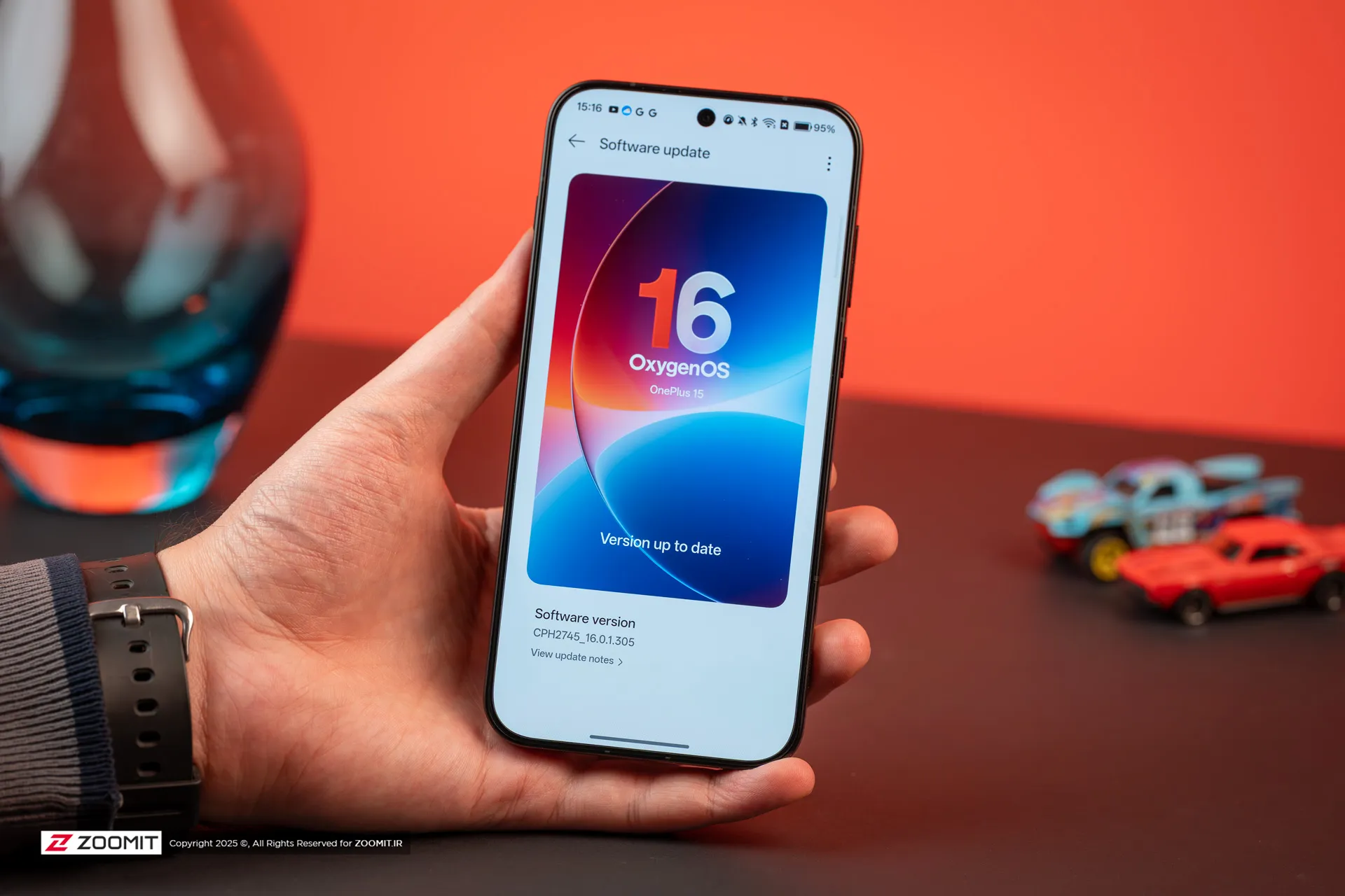 نسخه نرم افزار گوشی