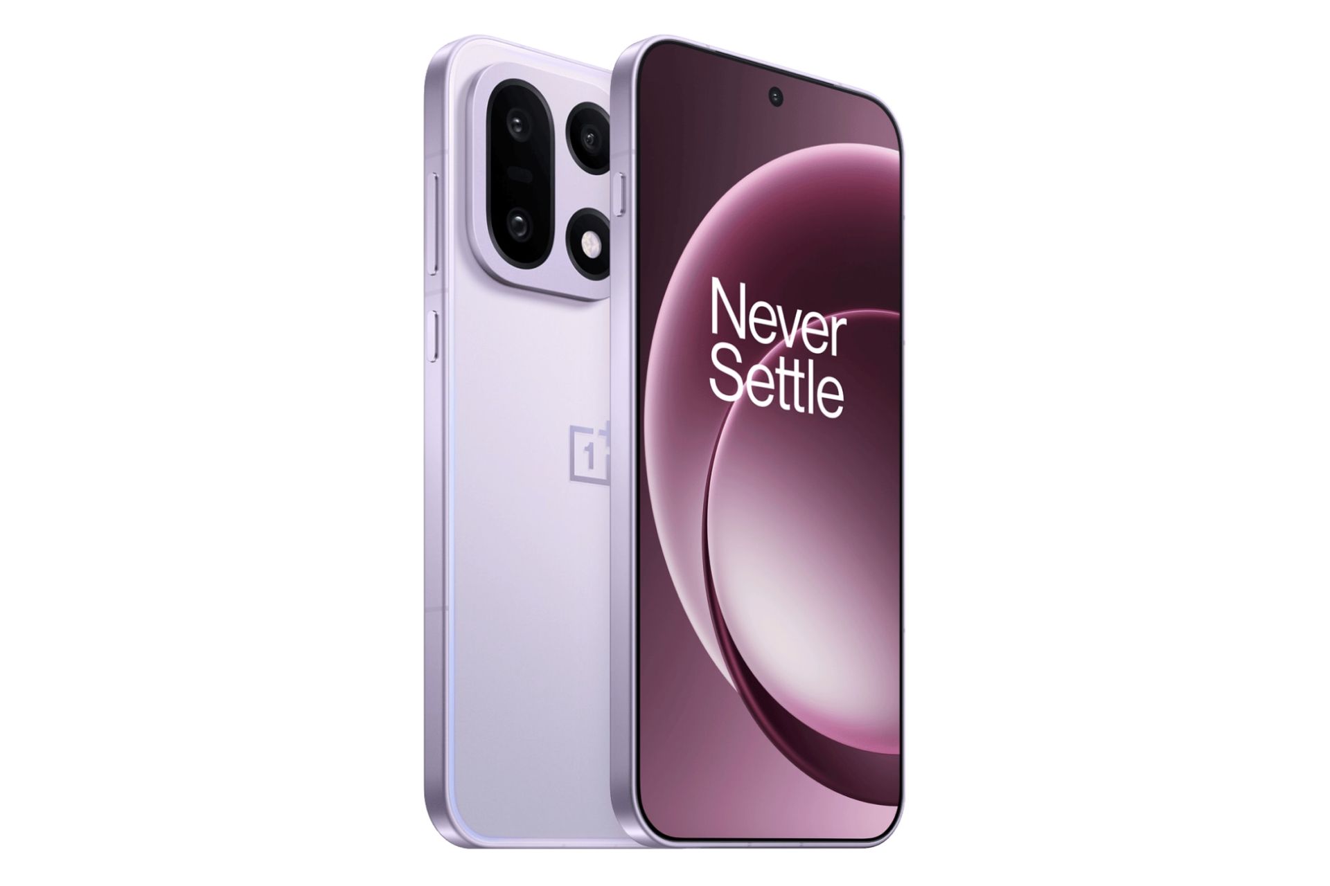 نمای جانبی گوشی موبایل وان پلاس 15 ارغوانی / OnePlus 15