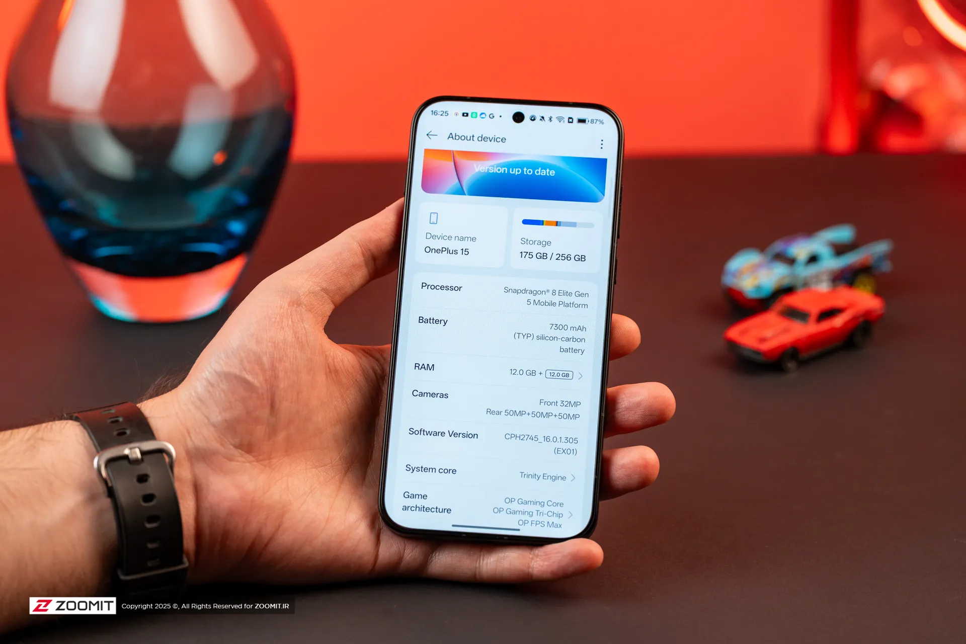 نسخه نرم افزار گوشی