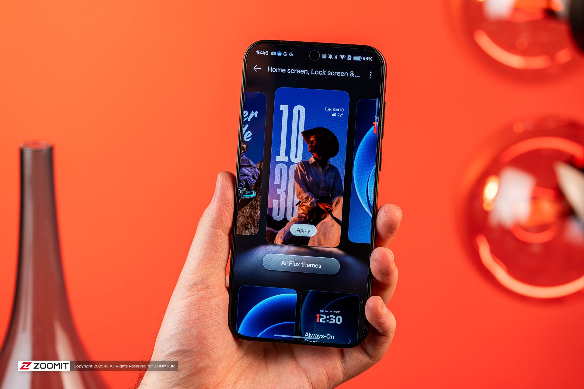 عوض کردن تم گوشی