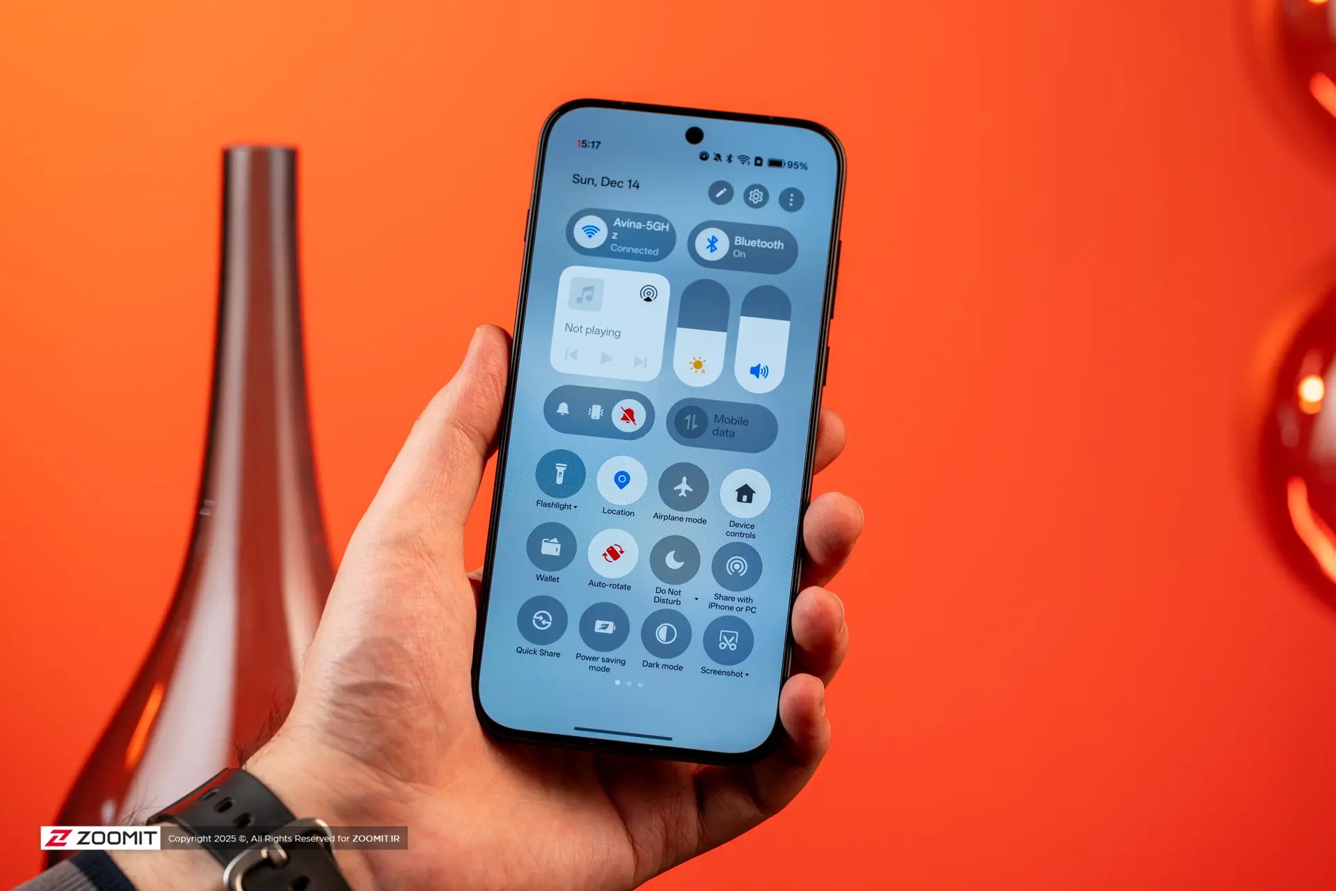 رابط کاربری گوشی