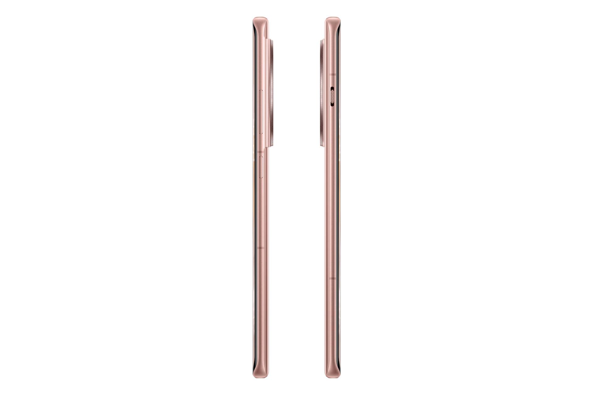 لبه های کناری گوشی موبایل وان پلاس OnePlus Ace 3 رزگلد / OnePlus Ace 3