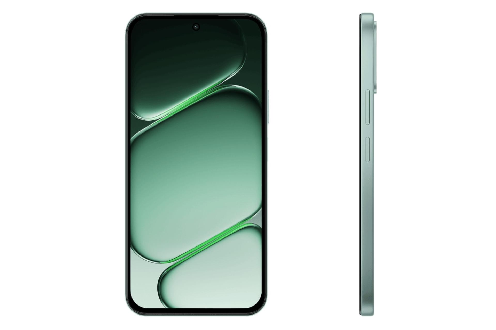 پنل جلو و فریم گوشی موبایل وان پلاس N6 سبز نعنایی / OnePlus N6