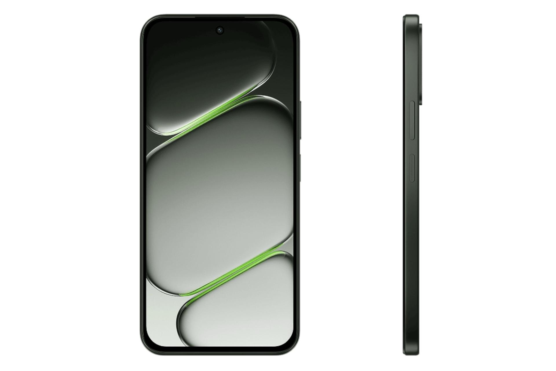 پنل جلو و فریم گوشی موبایل وان پلاس N6 سبز تیره / OnePlus N6