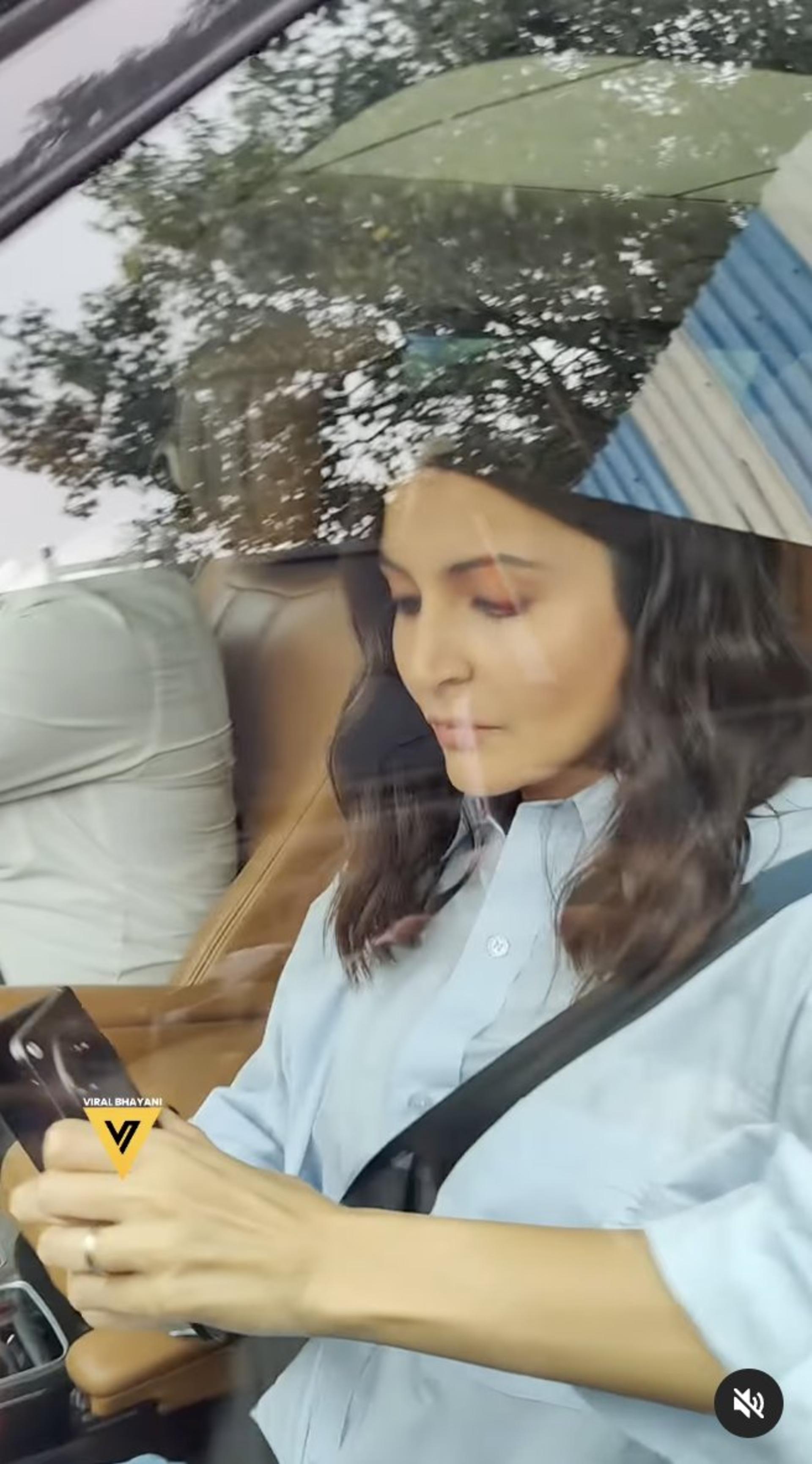 OnePlus Open being used by Indian Movie Star in a Car with Closed Windows