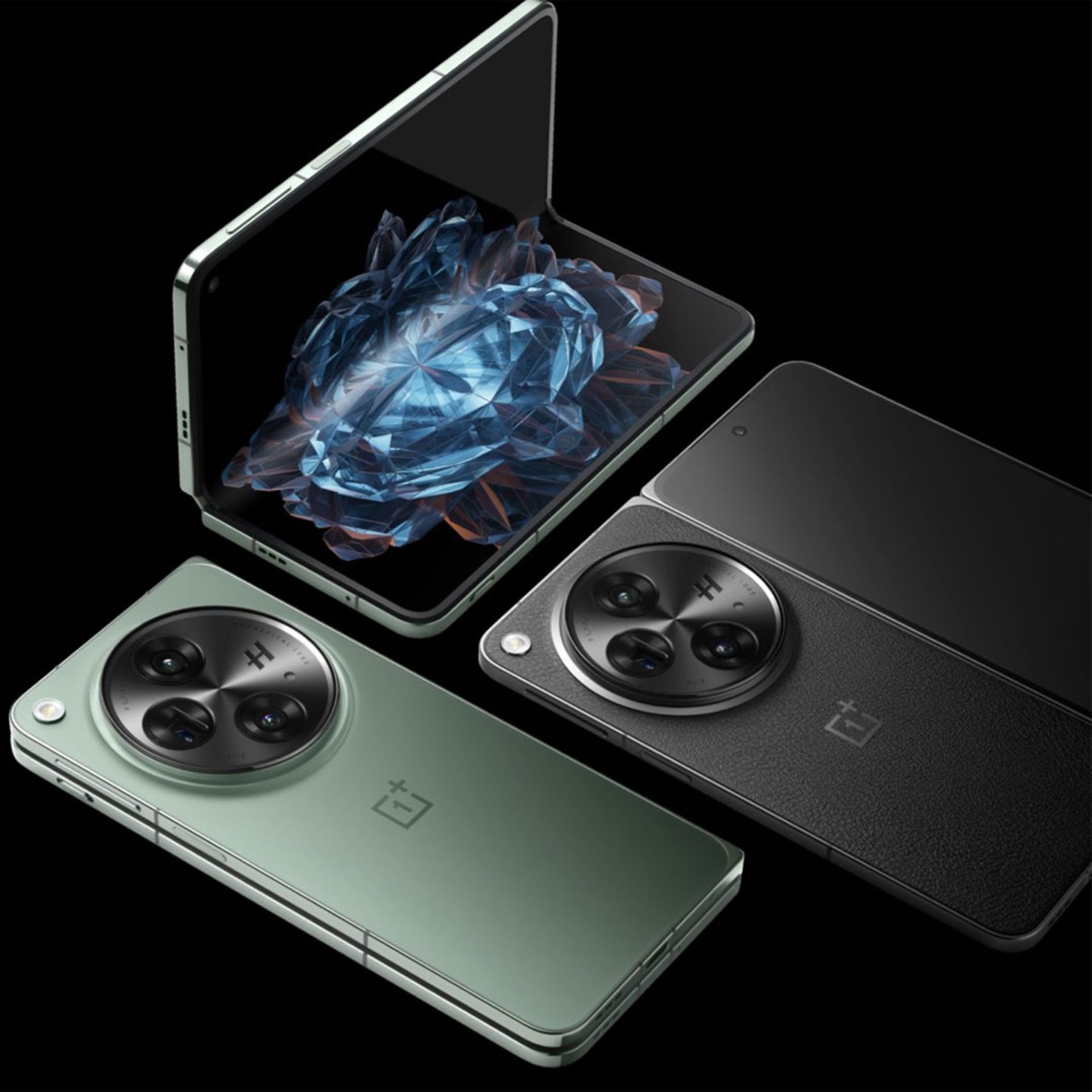 رندر تبلیغاتی فاش شده از گوشی تاشدنی وان پلاس Open