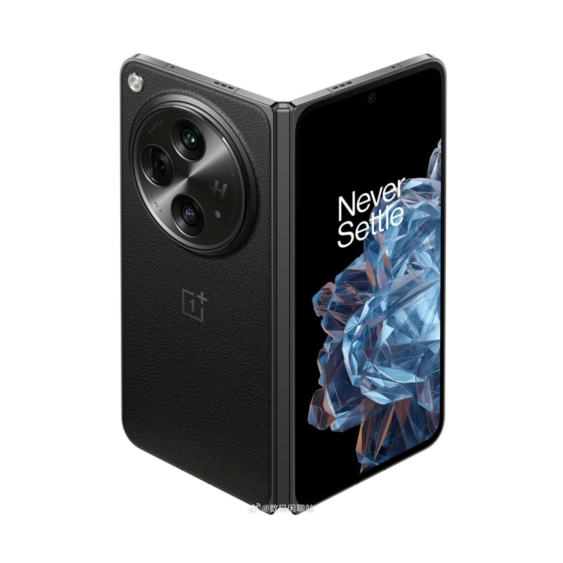 رندرغیررسمی گوشی تاشدنی وان پلاس Open رنگ مشکی