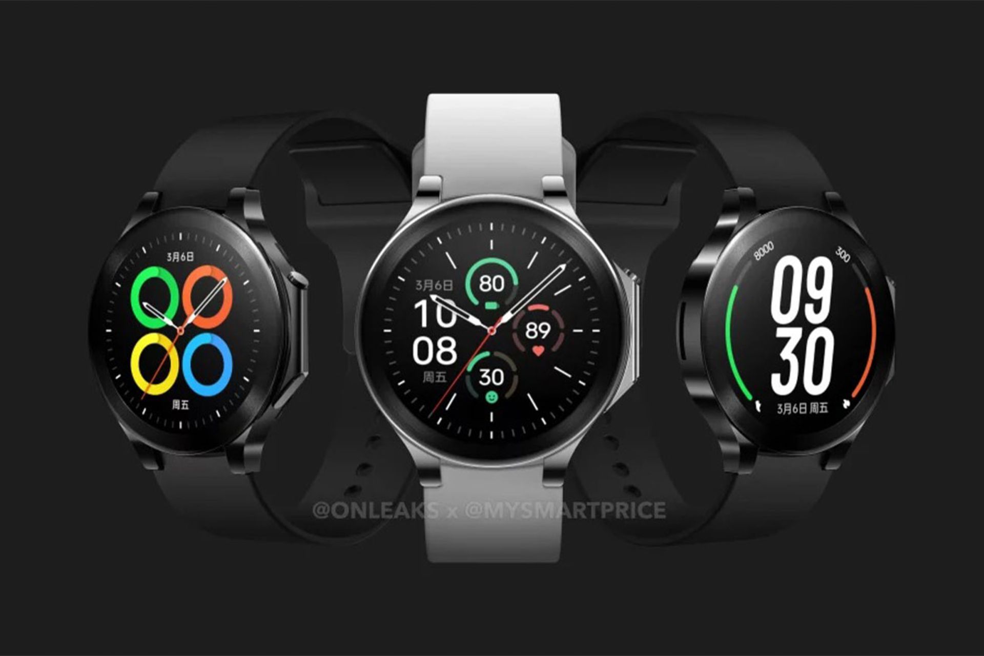 نمای جلوی OnePlus Watch 2