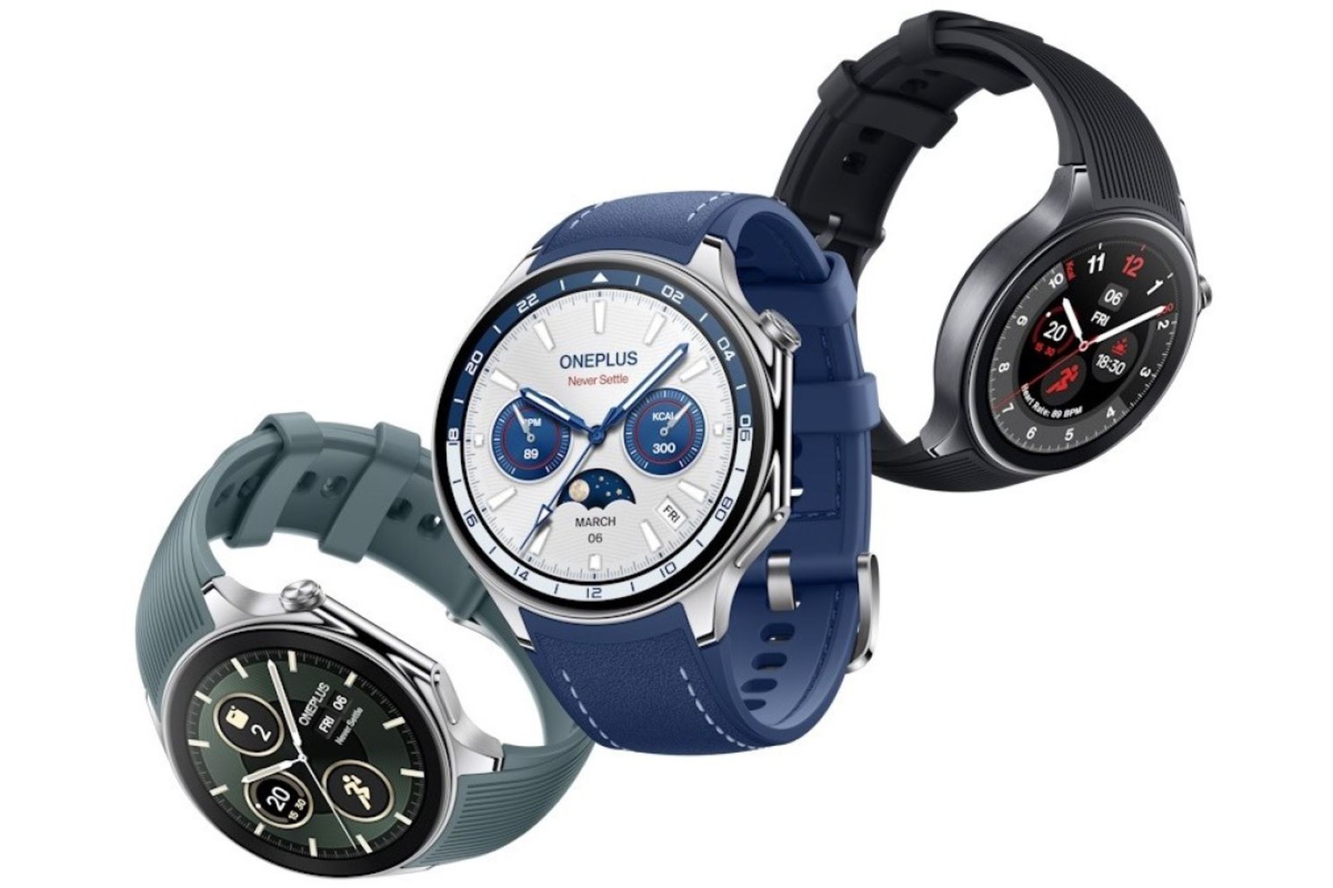 ساعت هوشمند وان پلاس واچ ۲ در سه رنگ