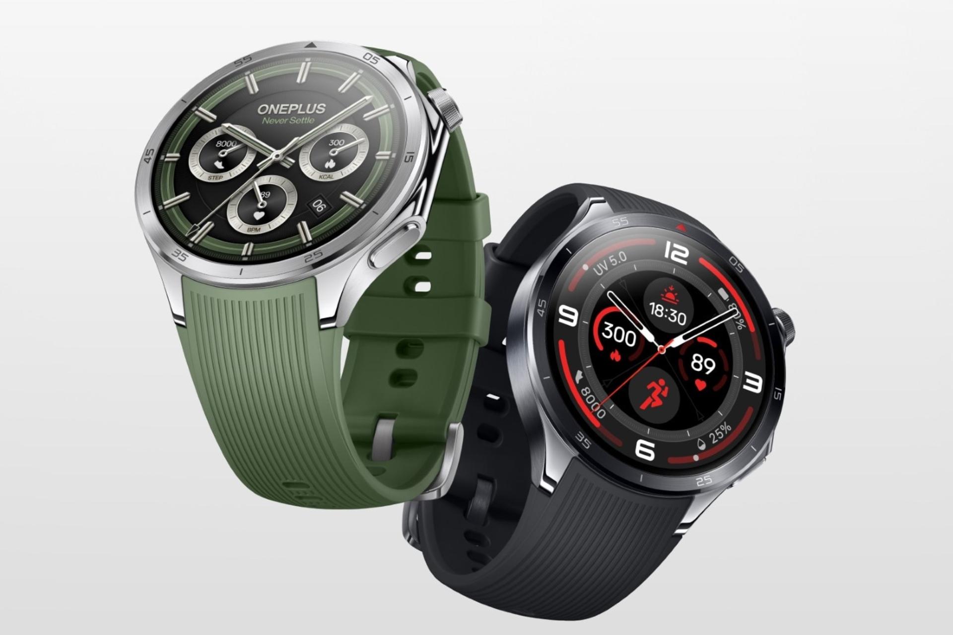 ساعت هوشمند وان پلاس واچ ۳ سبز و مشکی / oneplus watch 3