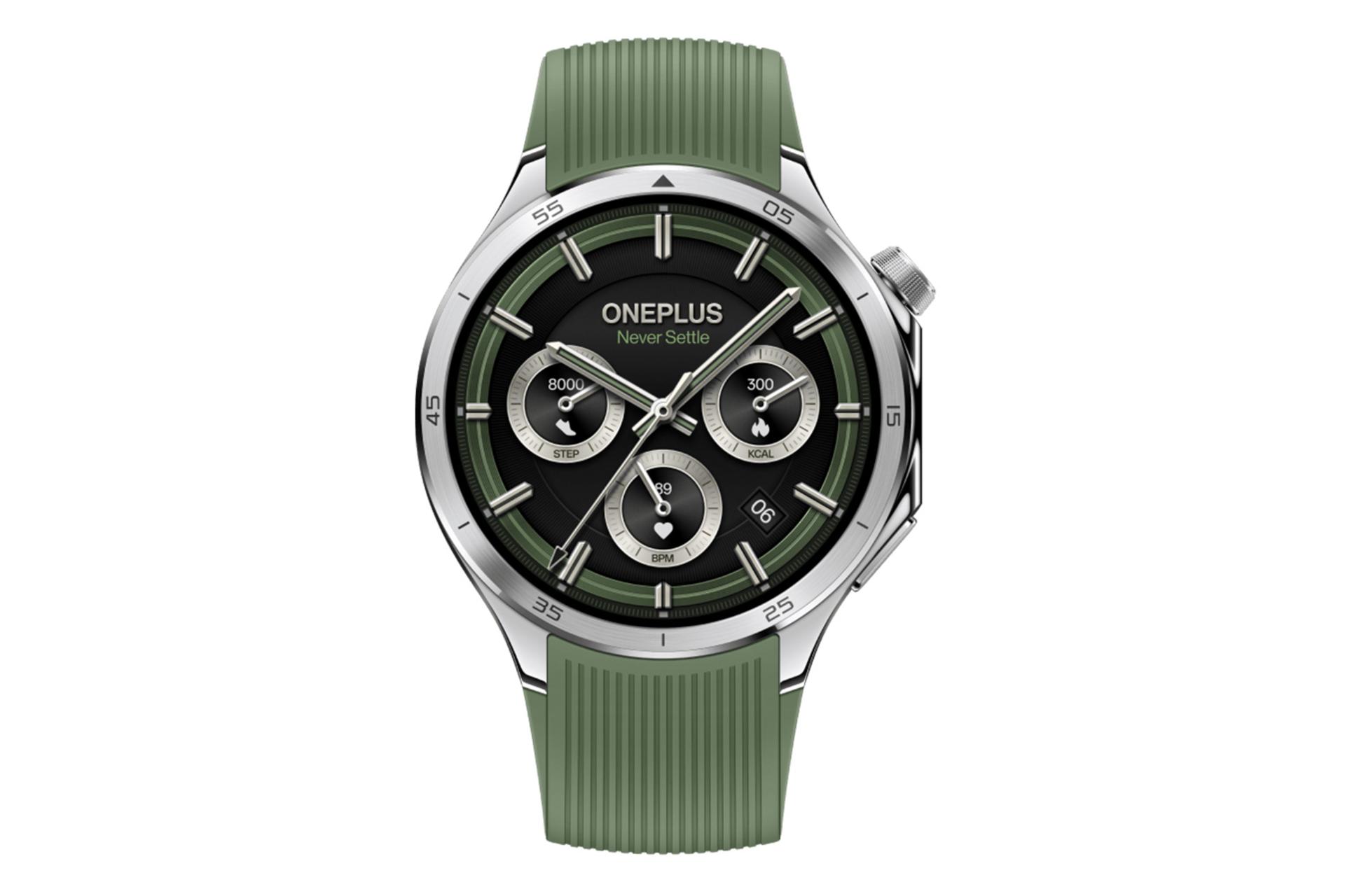 نمای جلوی ساعت هوشمند وان پلاس OnePlus Watch 3