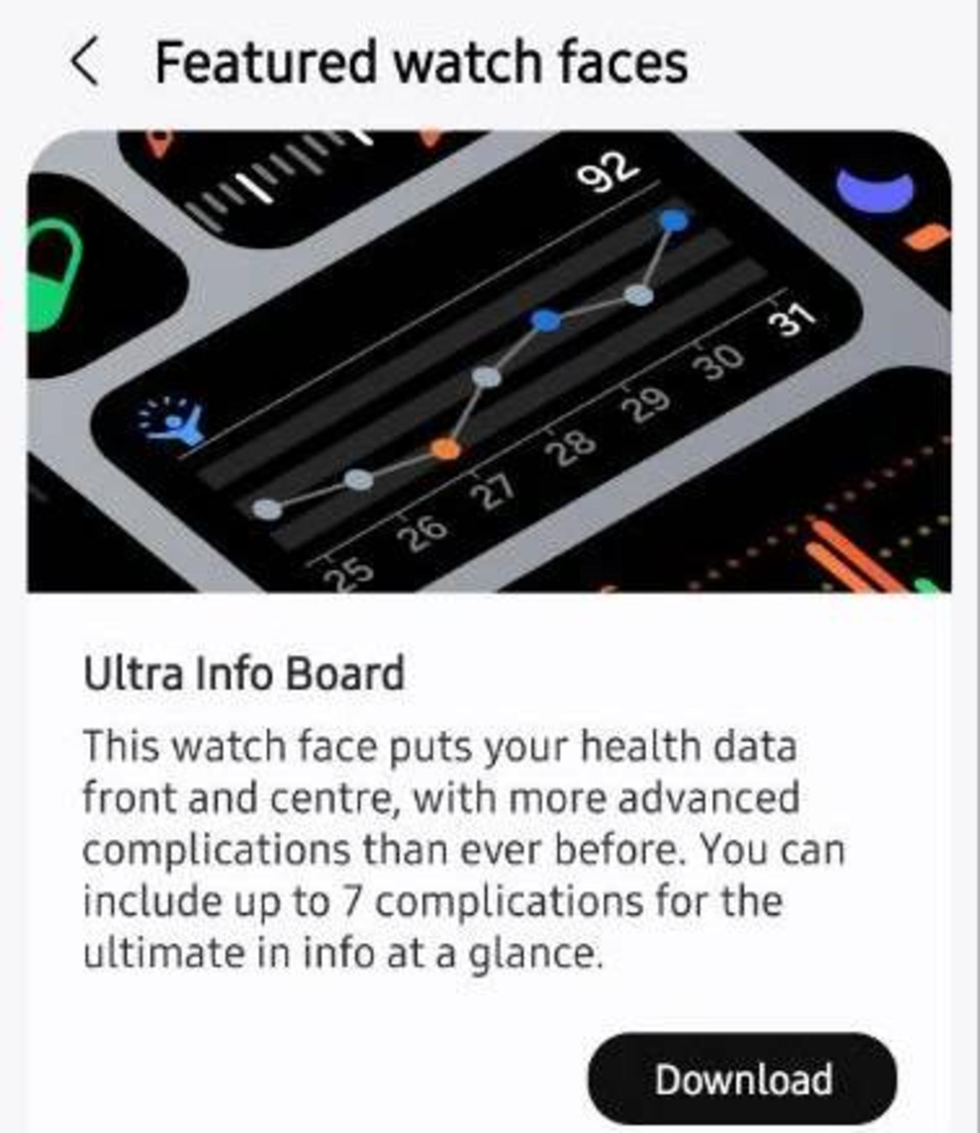 واچ فیس های one ui 6