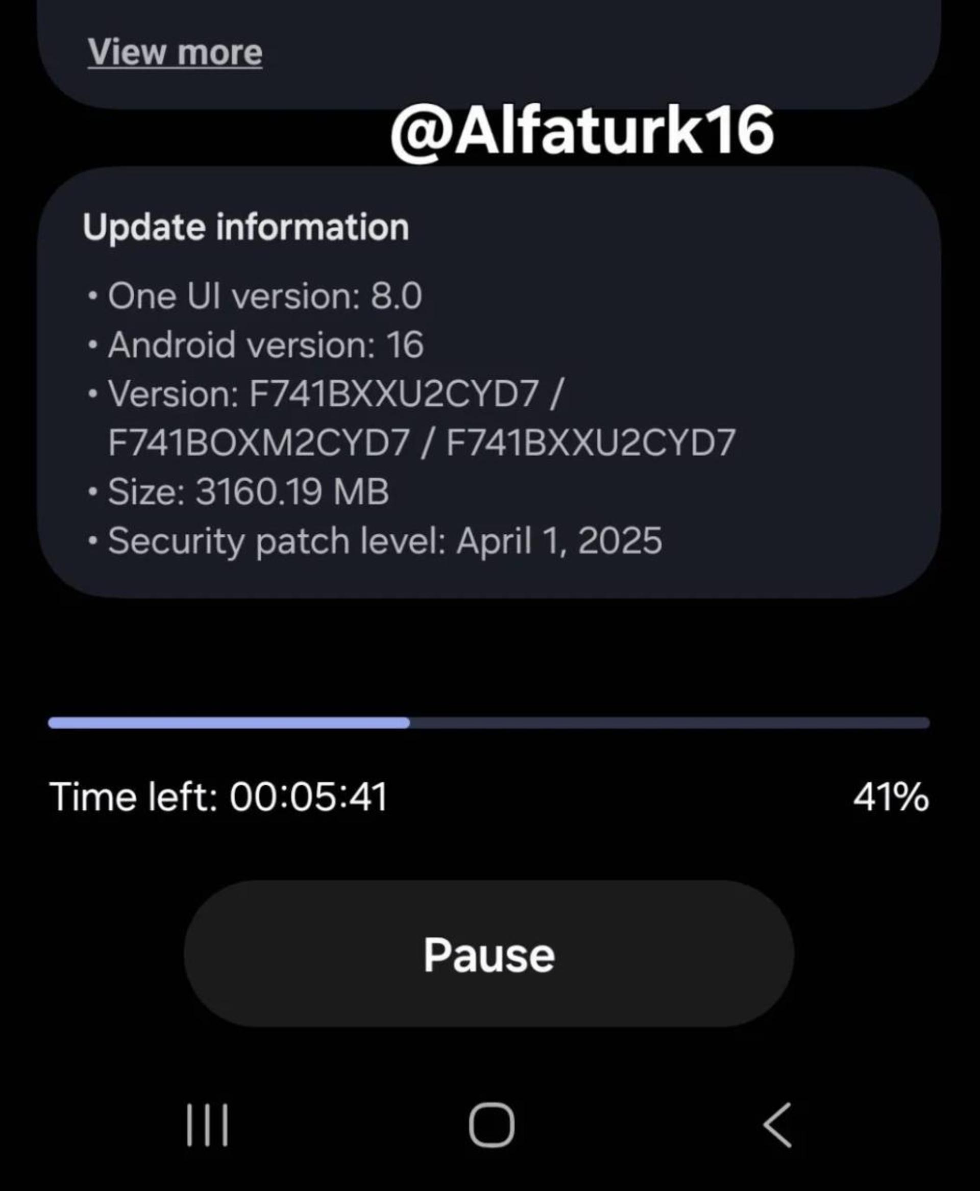 آپدیت One UI 8 مبتنی بر اندروید ۱۶ روی گلکسی زد فلیپ ۶